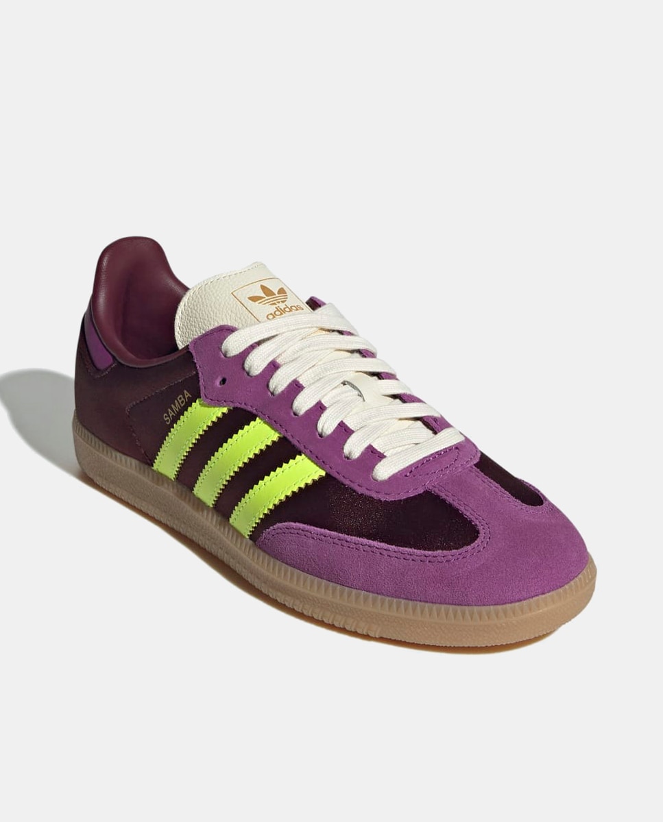 Sapatilhas Samba de Mulher Burgundy-2