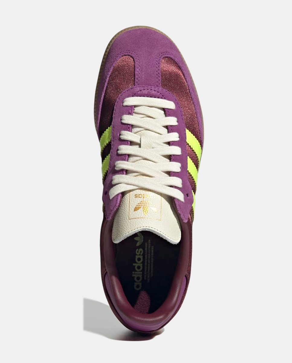 Sapatilhas Samba de Mulher Burgundy-3