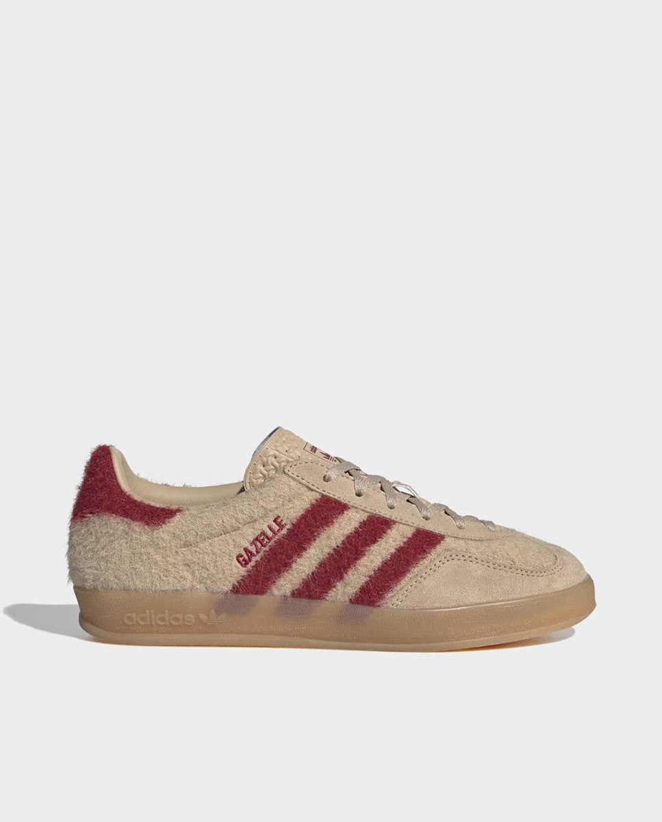 Sapatilhas Gazelle de Mulher Bege-1