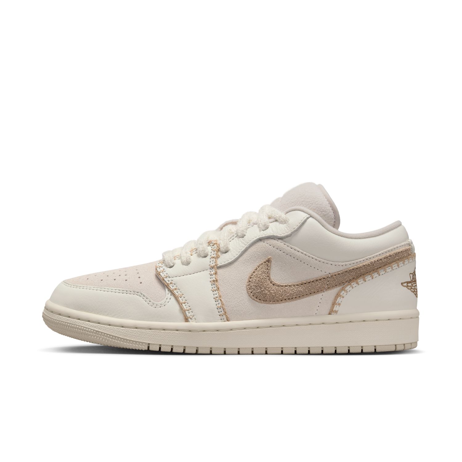 Sapatilhas Casual de Mulher WMNS Air Jordan 1 Low SE Branco-5