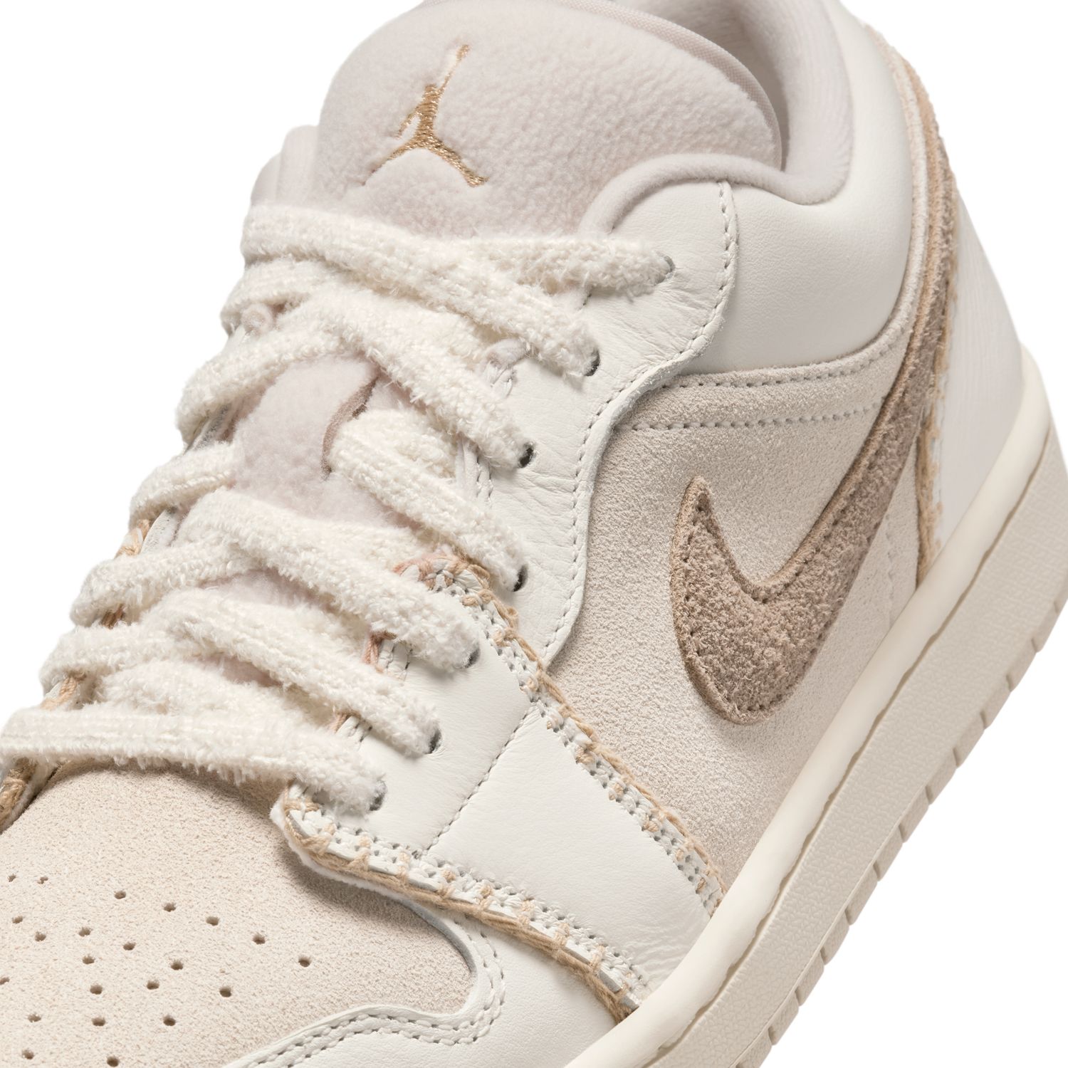 Sapatilhas Casual de Mulher WMNS Air Jordan 1 Low SE Branco-10