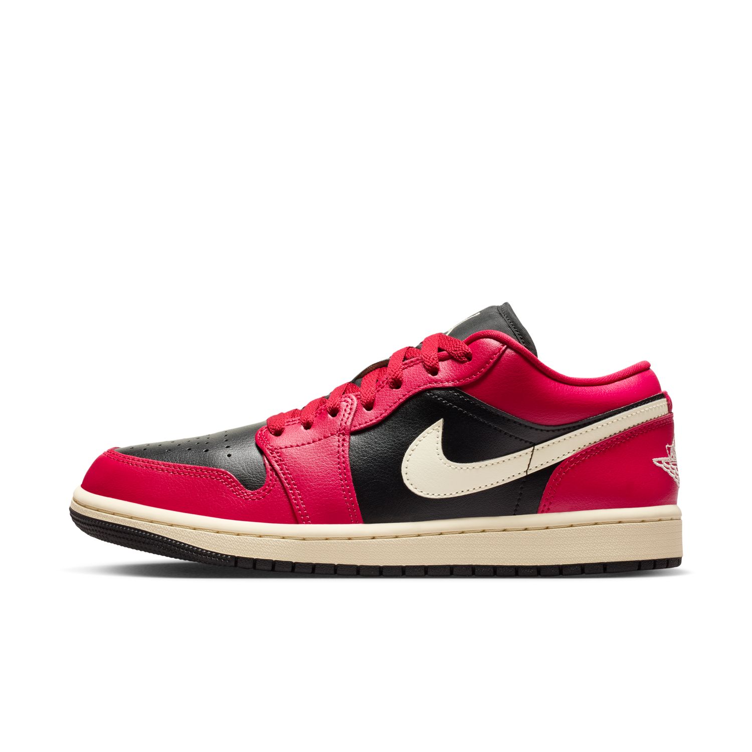 Sapatilhas Casual de Mulher WMNS Air Jordan 1 Low Vermelho-5