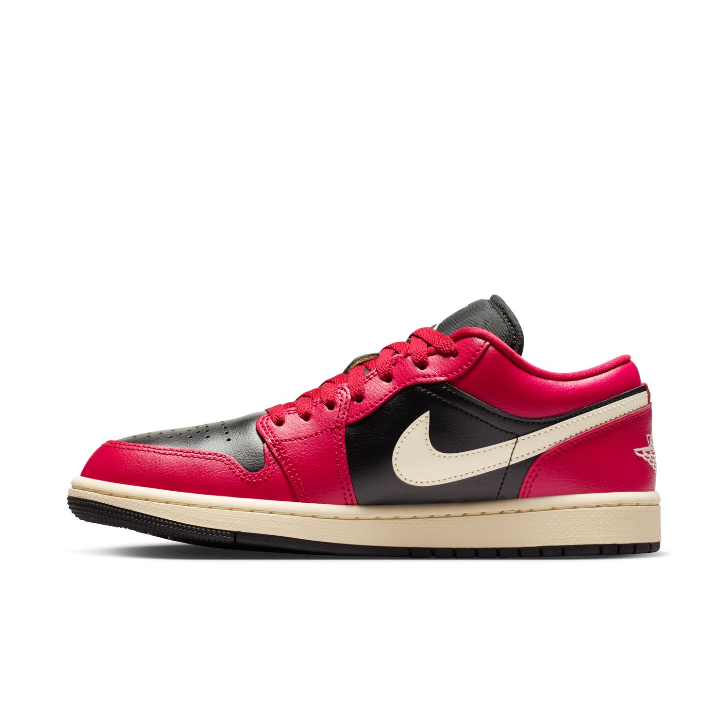 Sapatilhas Casual de Mulher WMNS Air Jordan 1 Low Vermelho-6