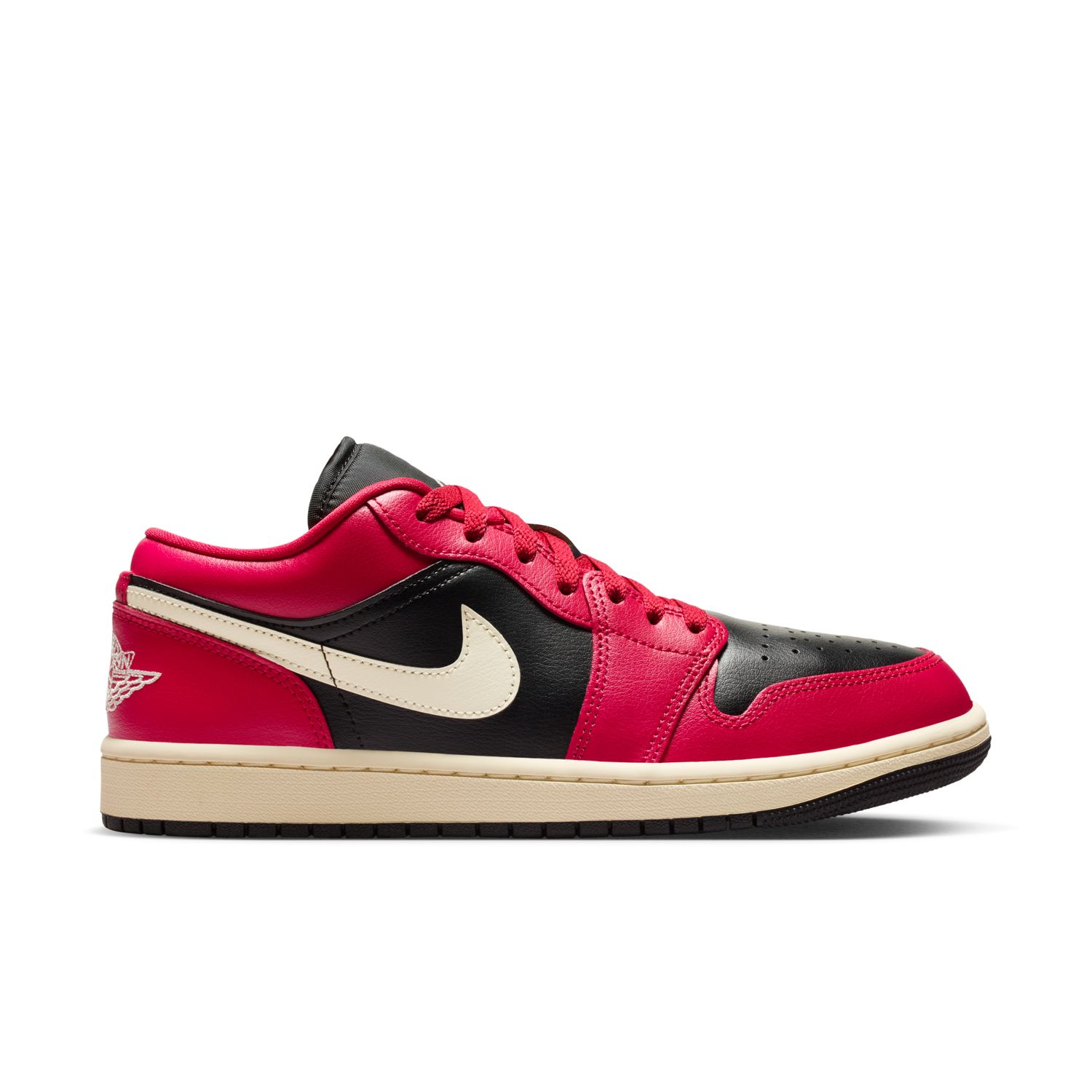 Sapatilhas Casual de Mulher WMNS Air Jordan 1 Low Vermelho-7
