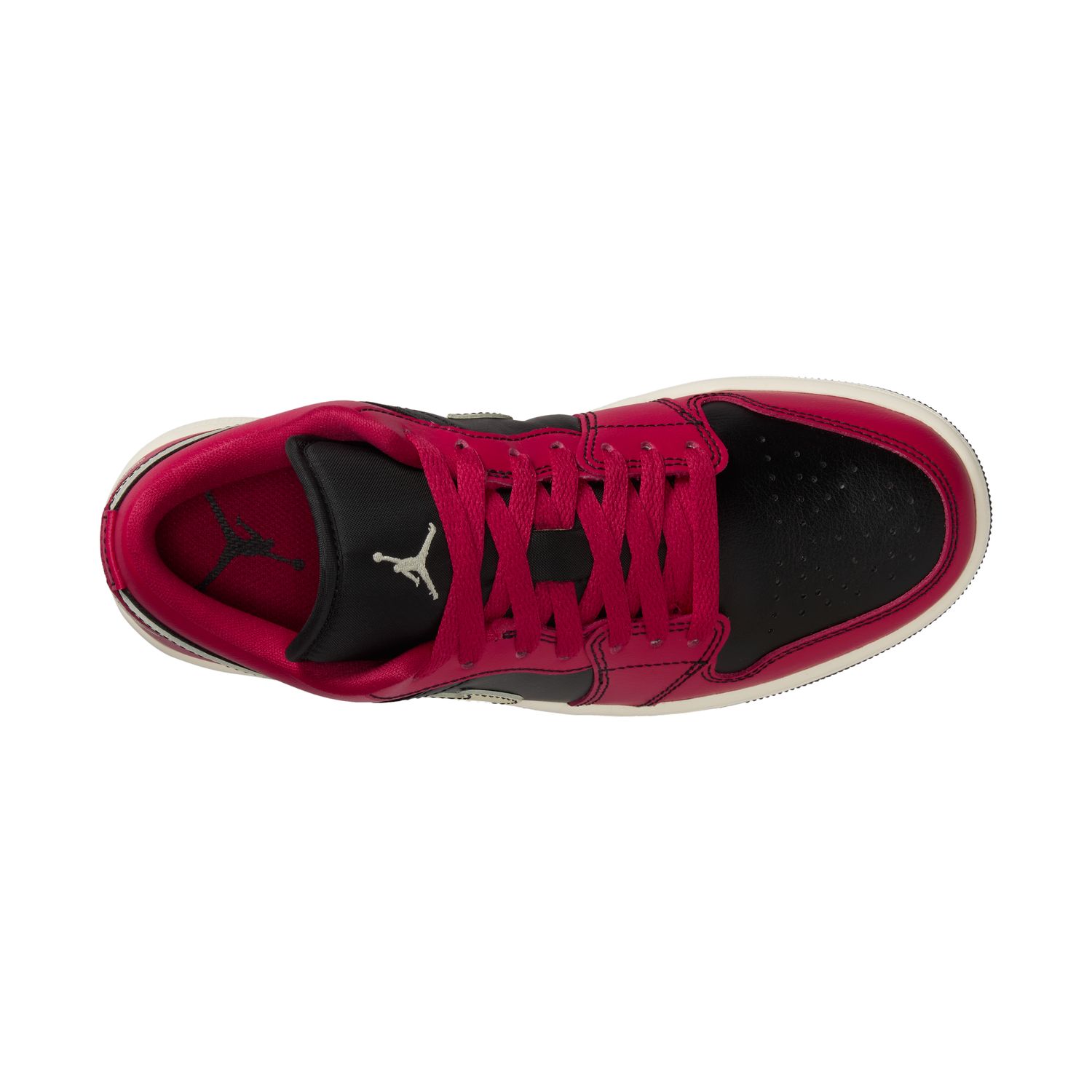 Sapatilhas Casual de Mulher WMNS Air Jordan 1 Low Vermelho-8