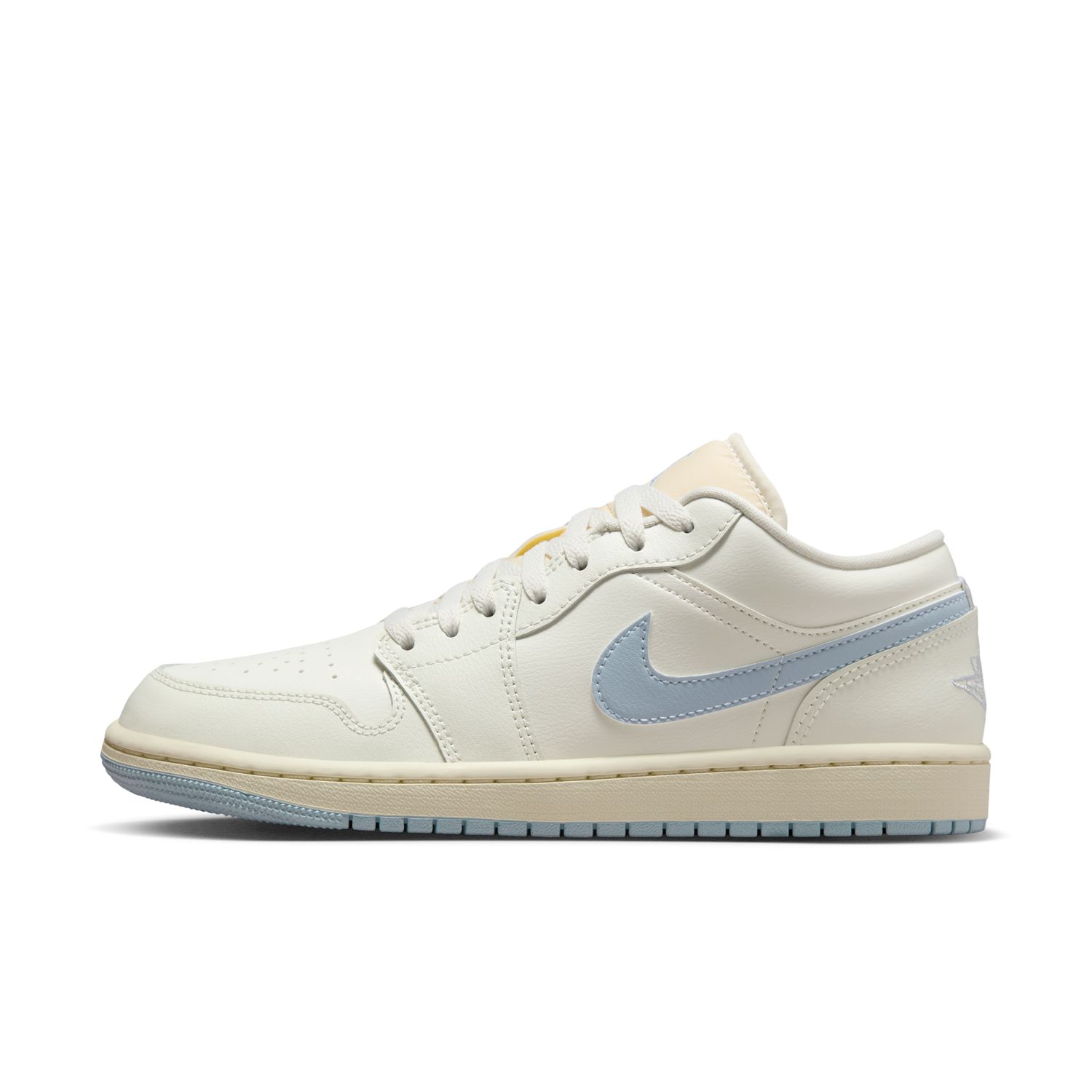 Sapatilhas Casual de Mulher WMNS Air Jordan 1 Low Branco-5
