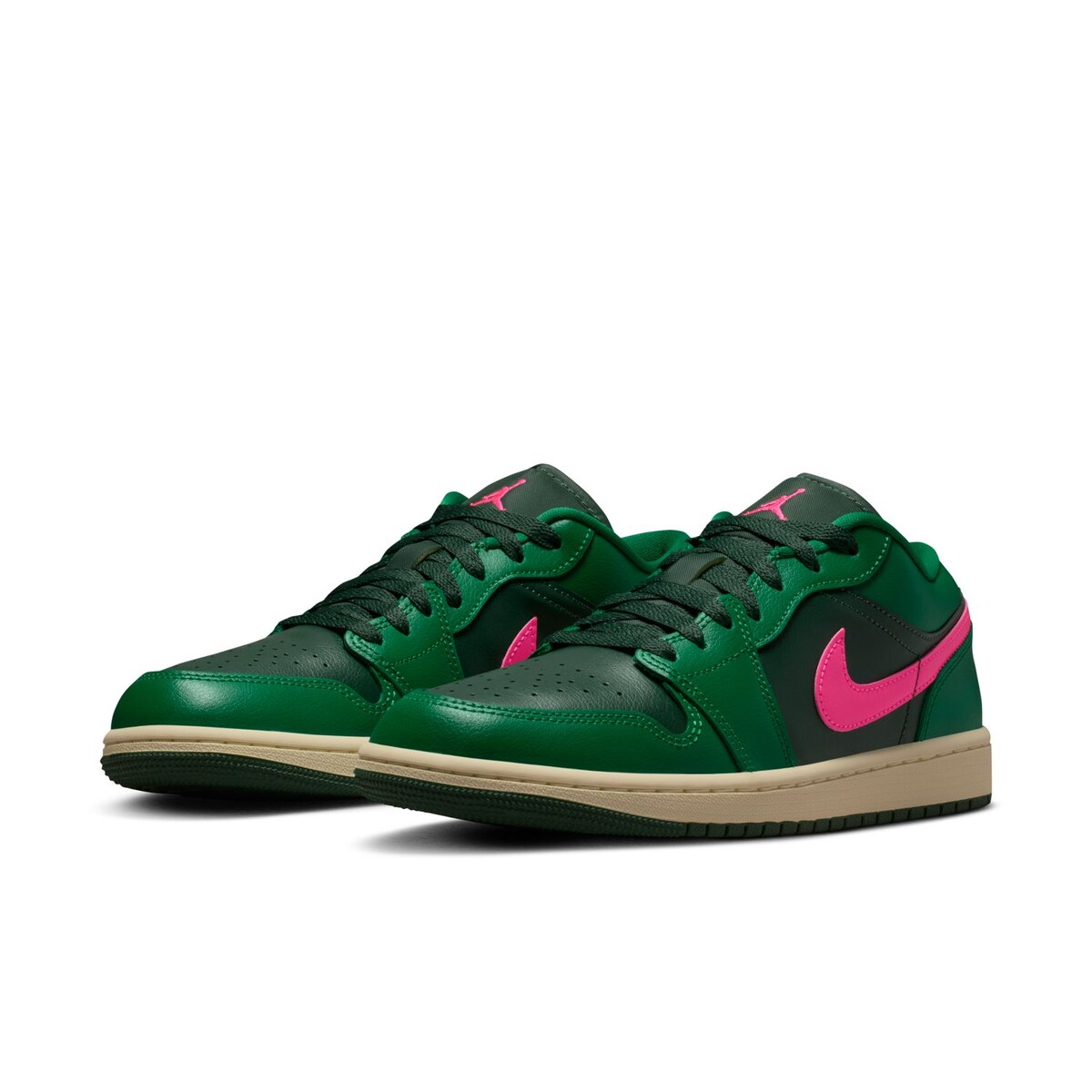 Sapatilhas Casual de Mulher WMNS Air Jordan 1 Low Verde-3