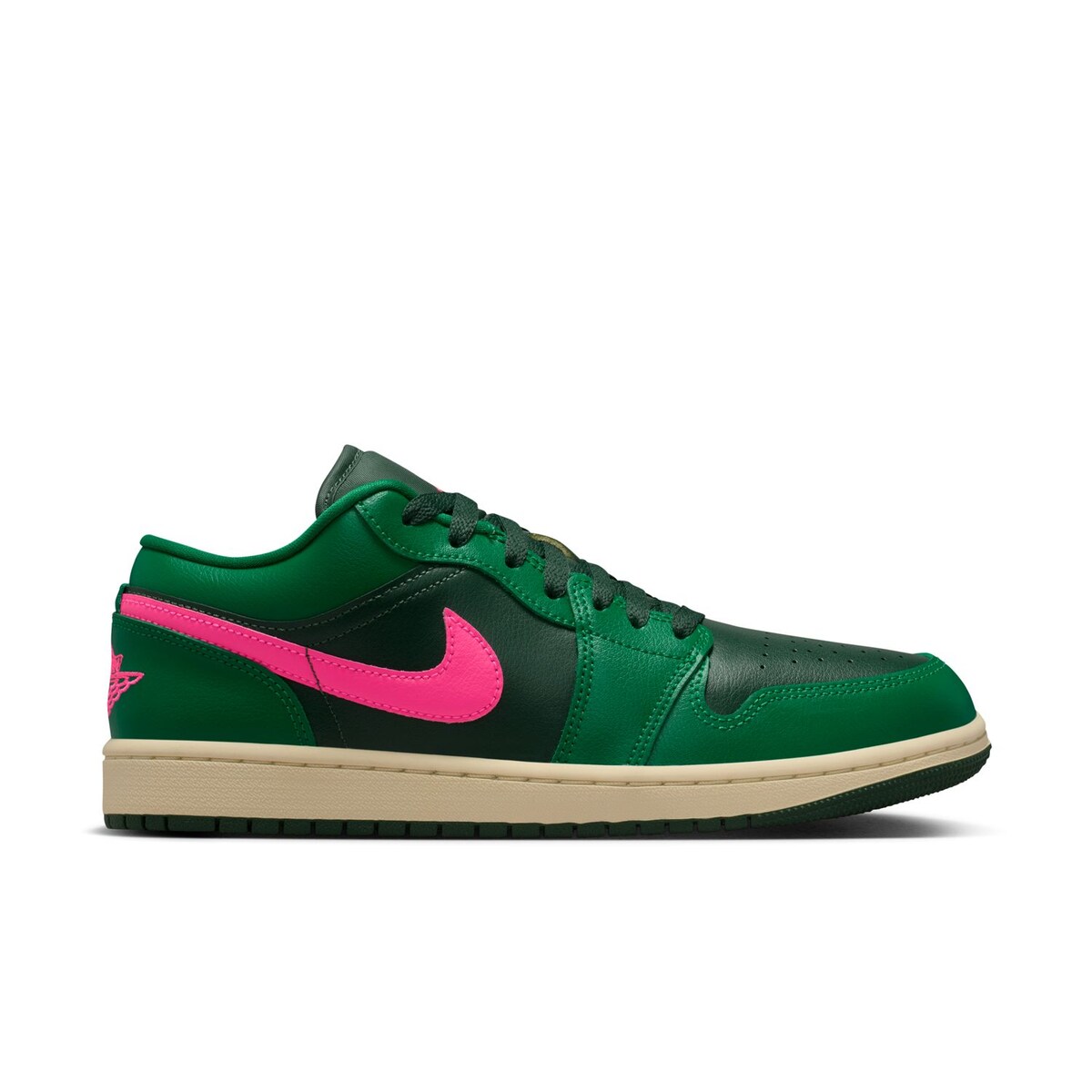 Sapatilhas Casual de Mulher WMNS Air Jordan 1 Low Verde-7
