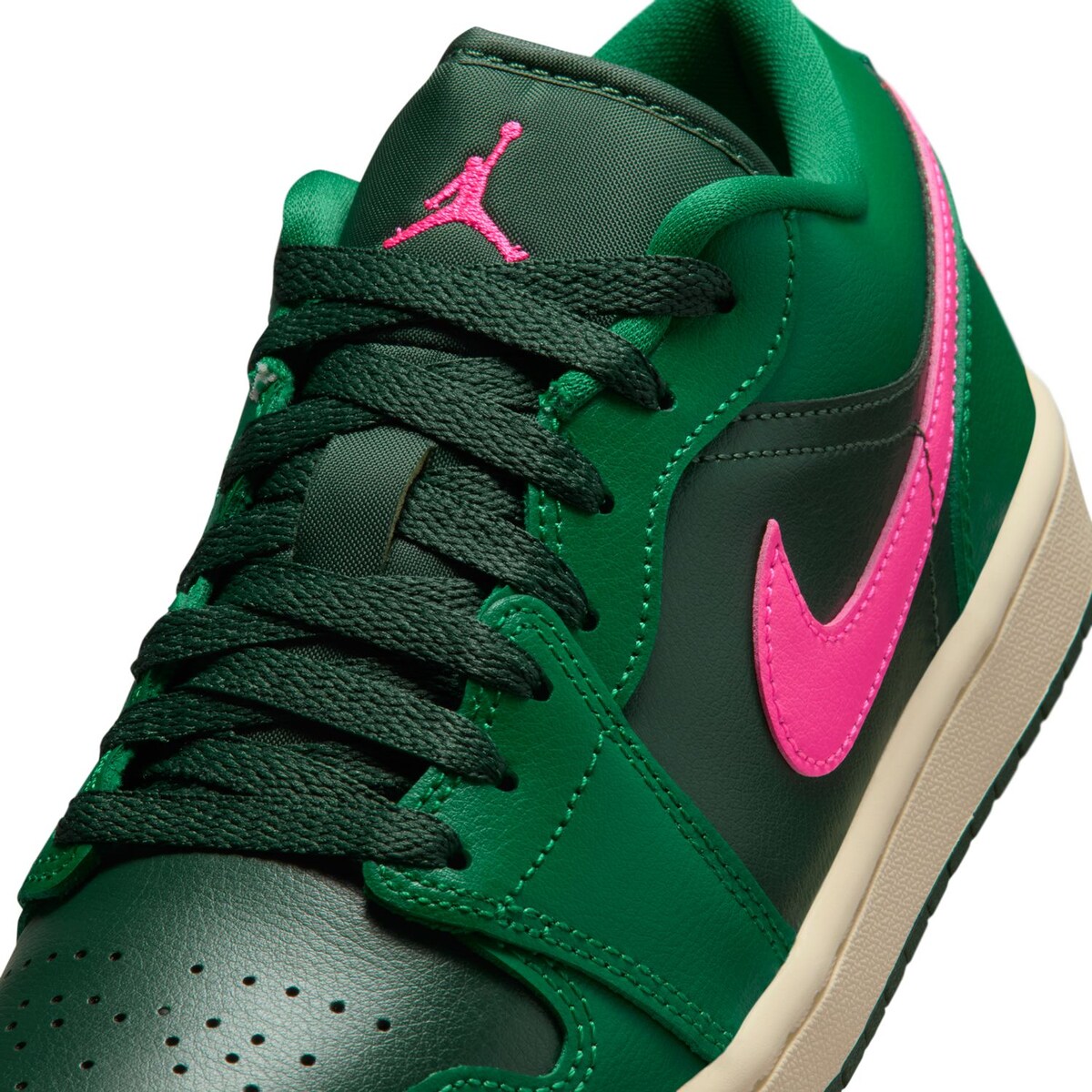 Sapatilhas Casual de Mulher WMNS Air Jordan 1 Low Verde-10