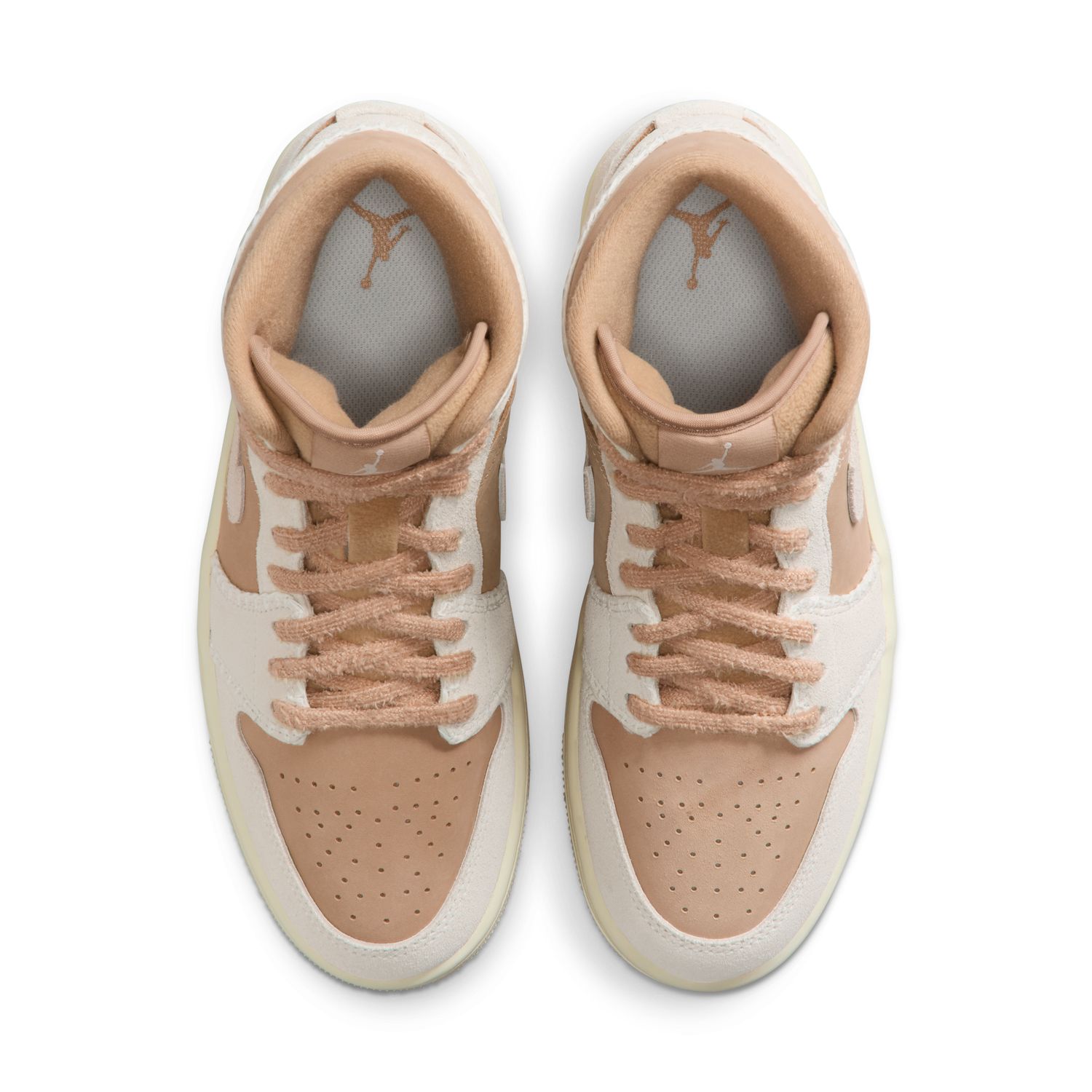 Sapatilhas Casual de Mulher WMNS Air Jordan 1 Mid SE Castanho-4
