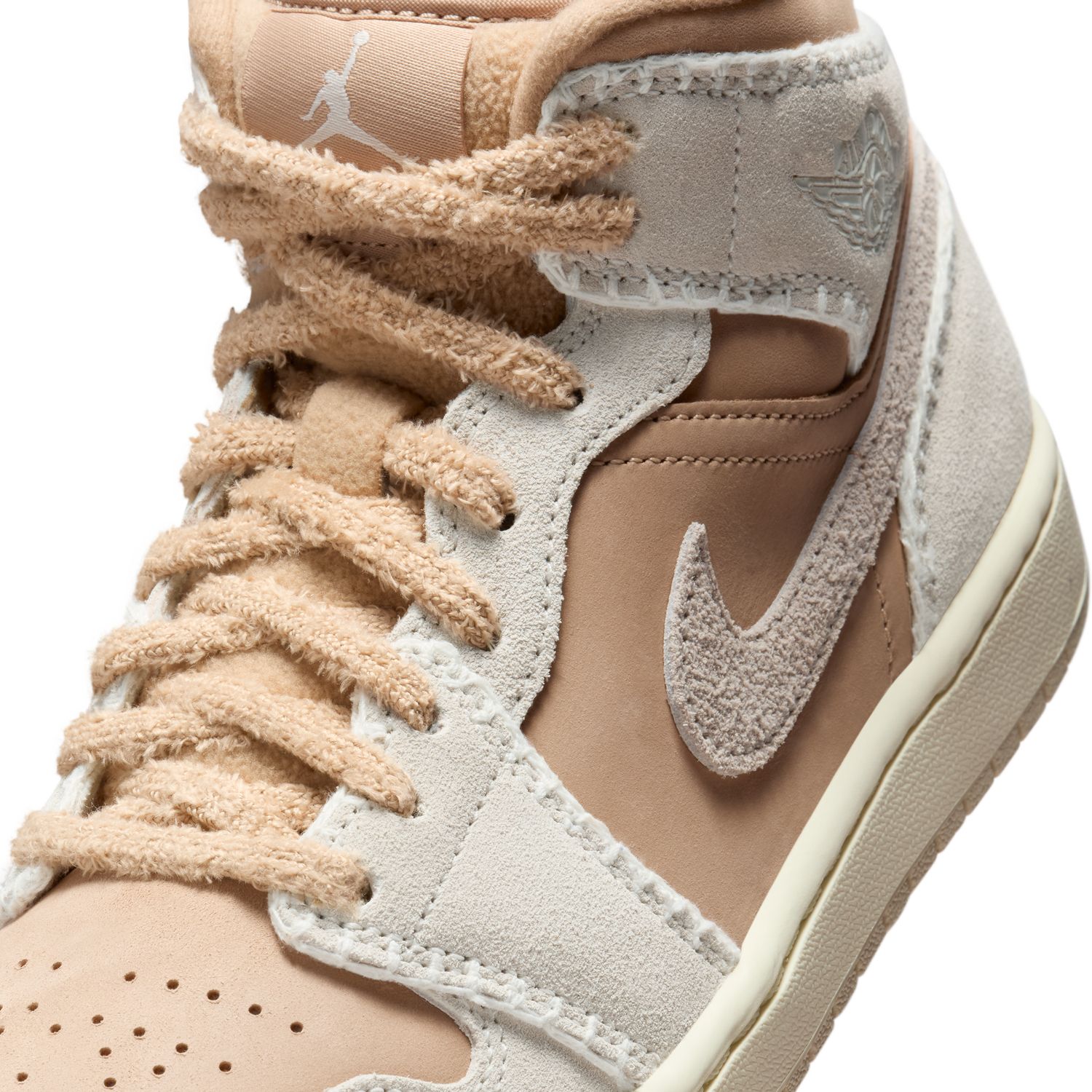 Sapatilhas Casual de Mulher WMNS Air Jordan 1 Mid SE Castanho-11