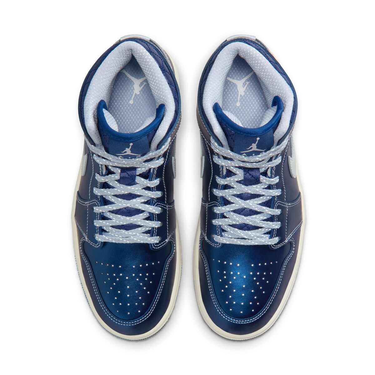 Sapatilhas Casual de Mulher WMNS Air Jordan 1 Mid SE Preto-4