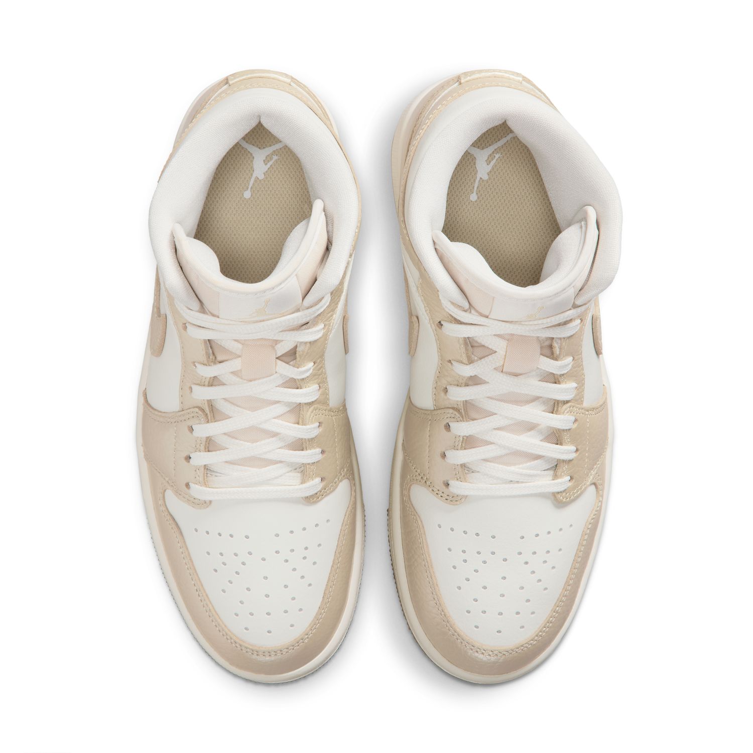 Sapatilhas Casual de Mulher WMNS Air Jordan 1 Mid SE Branco-4