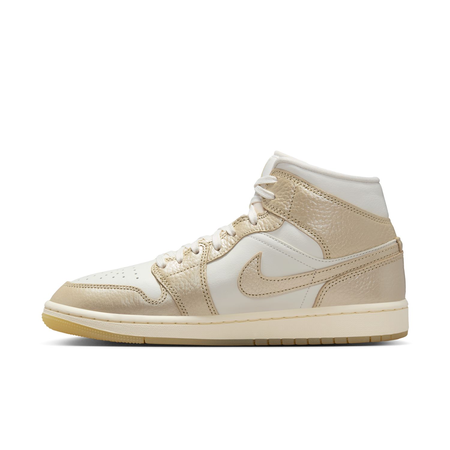 Sapatilhas Casual de Mulher WMNS Air Jordan 1 Mid SE Branco-6