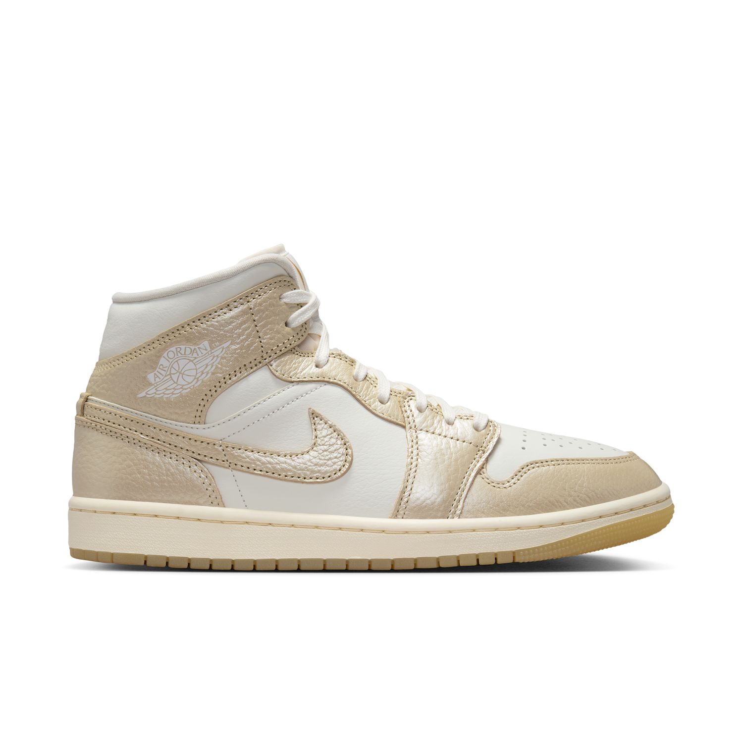 Sapatilhas Casual de Mulher WMNS Air Jordan 1 Mid SE Branco-7
