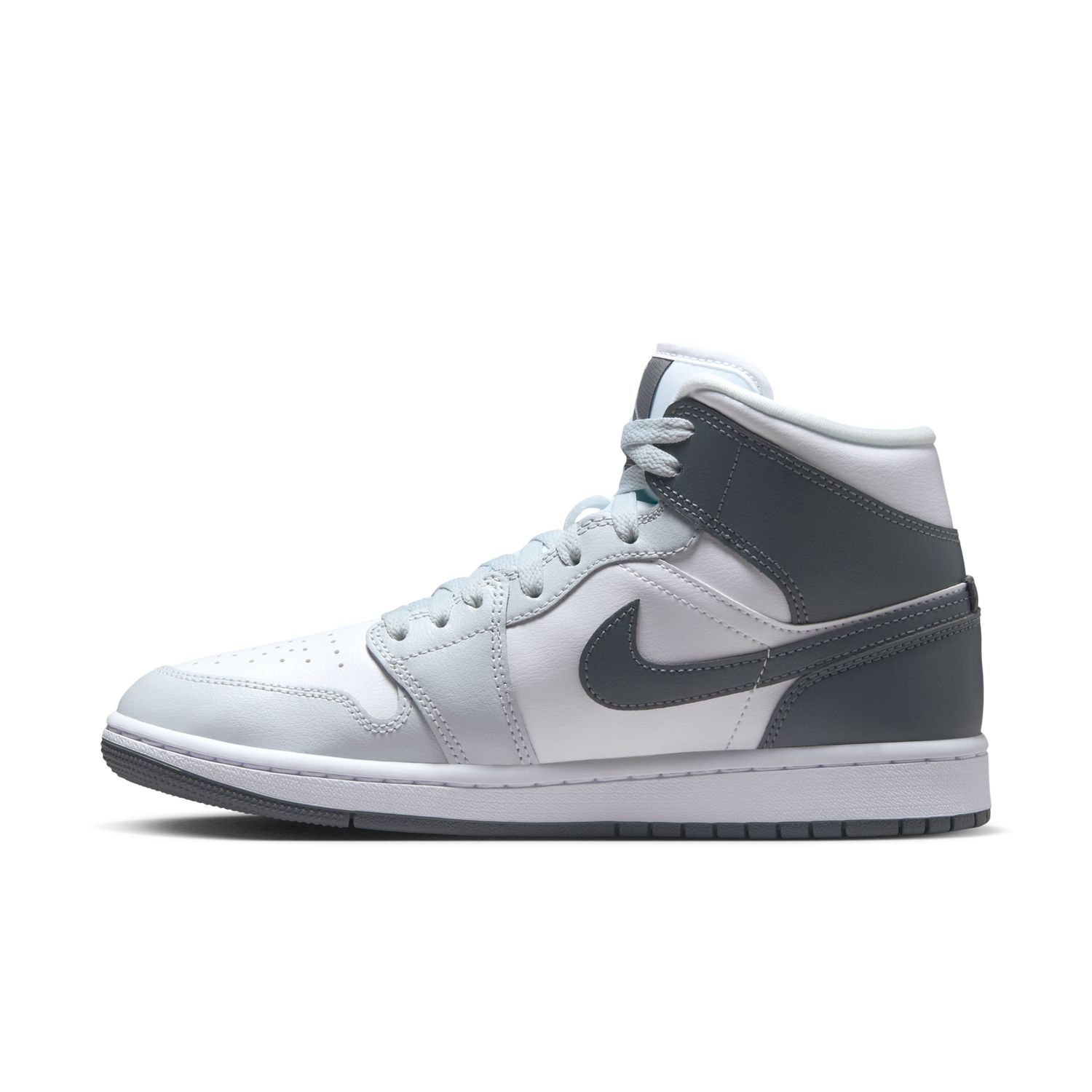 Sapatilhas Casual de Mulher WMNS Air Jordan 1 Mid Branco-6