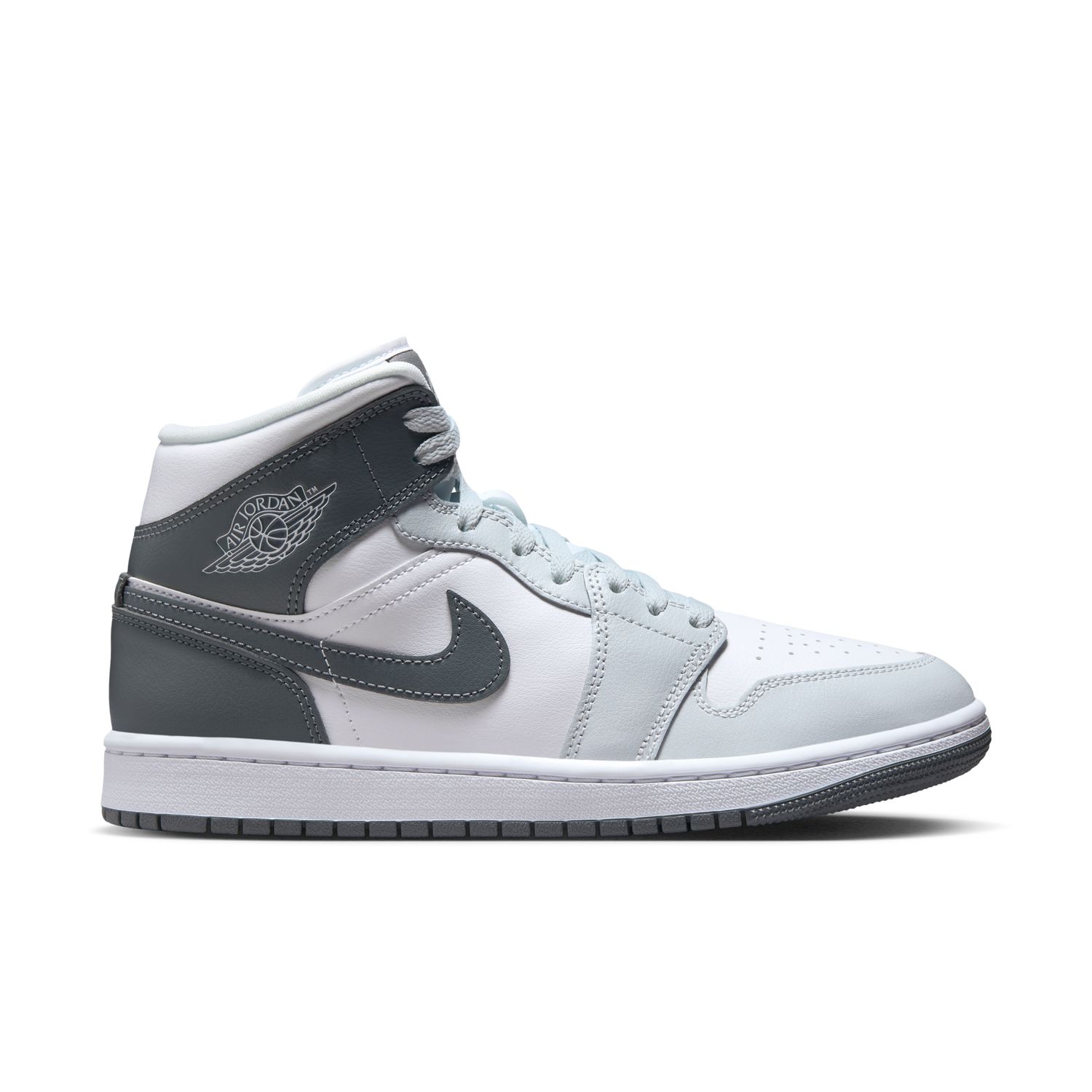 Sapatilhas Casual de Mulher WMNS Air Jordan 1 Mid Branco-7
