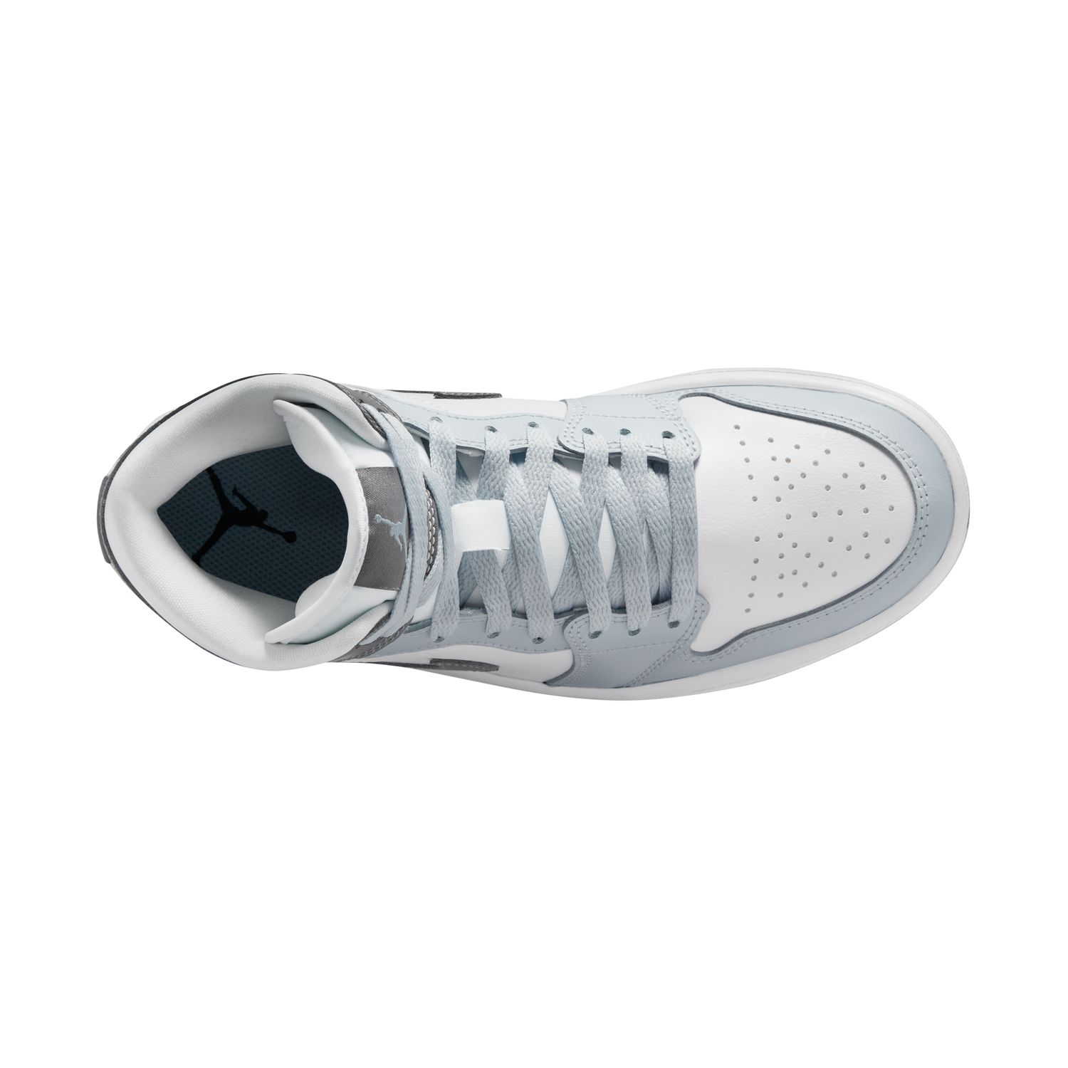 Sapatilhas Casual de Mulher WMNS Air Jordan 1 Mid Branco-8