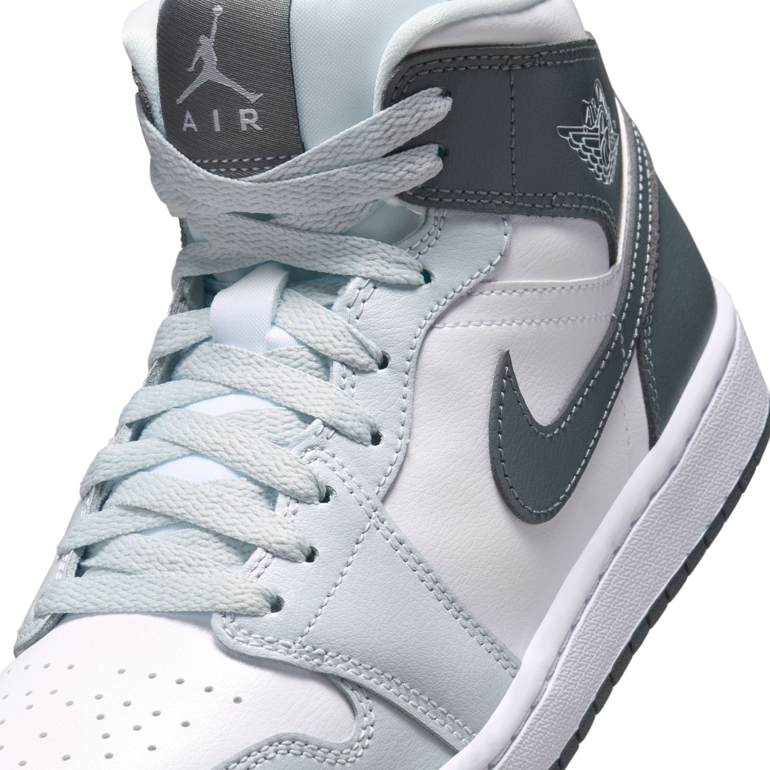 Sapatilhas Casual de Mulher WMNS Air Jordan 1 Mid Branco-10