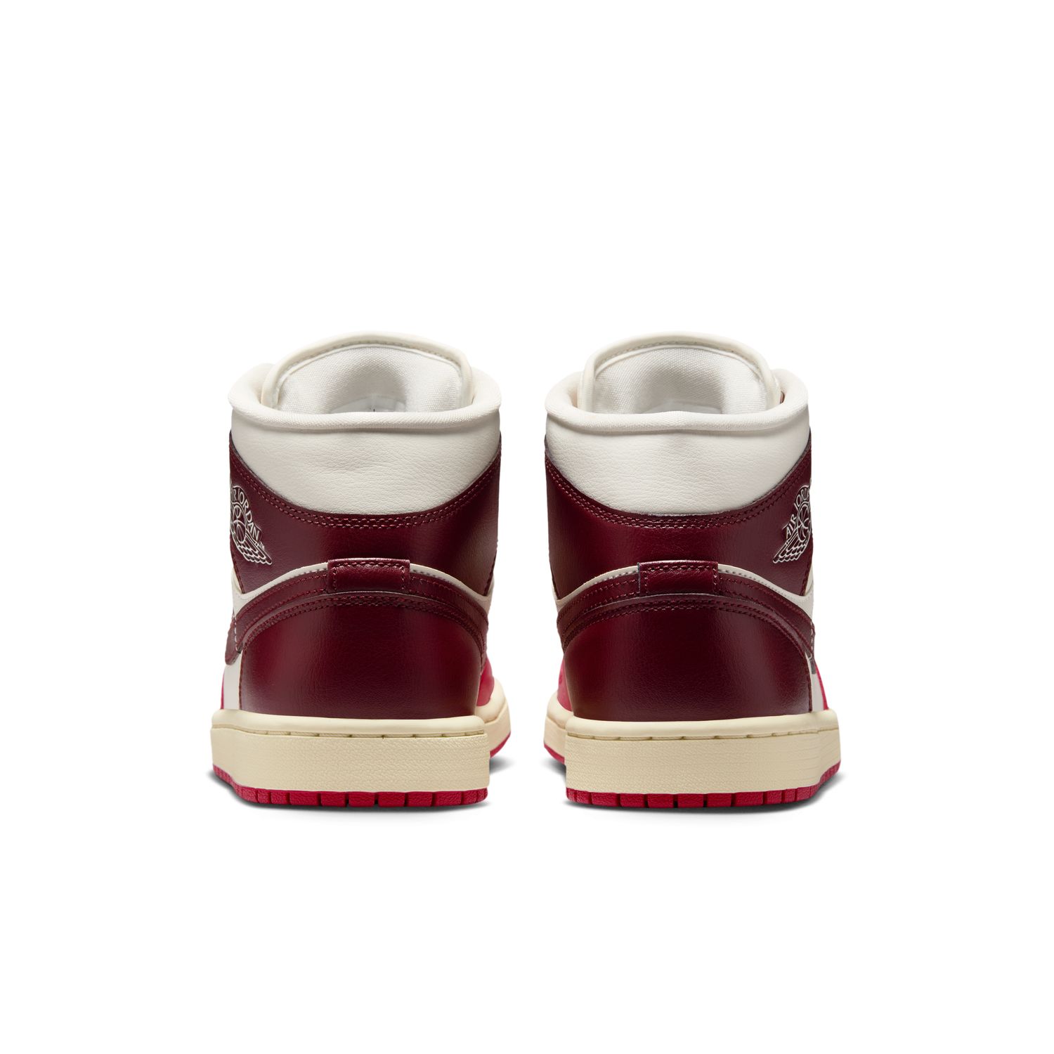 Sapatilhas Casual de Mulher WMNS Air Jordan 1 Mid Branco-2