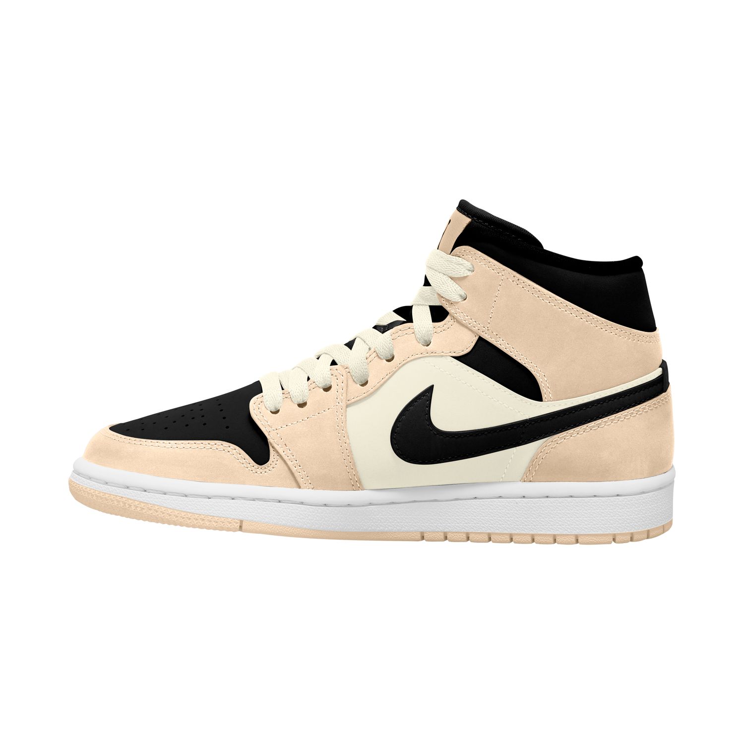 Sapatilhas Casual de Mulher WMNS Air Jordan 1 Mid Laranja-6