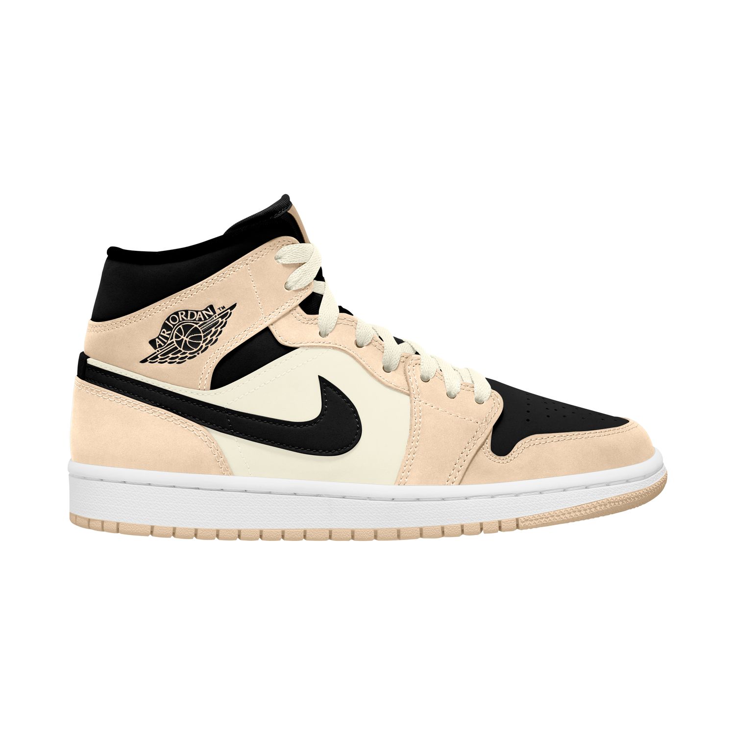 Sapatilhas Casual de Mulher WMNS Air Jordan 1 Mid Laranja-7