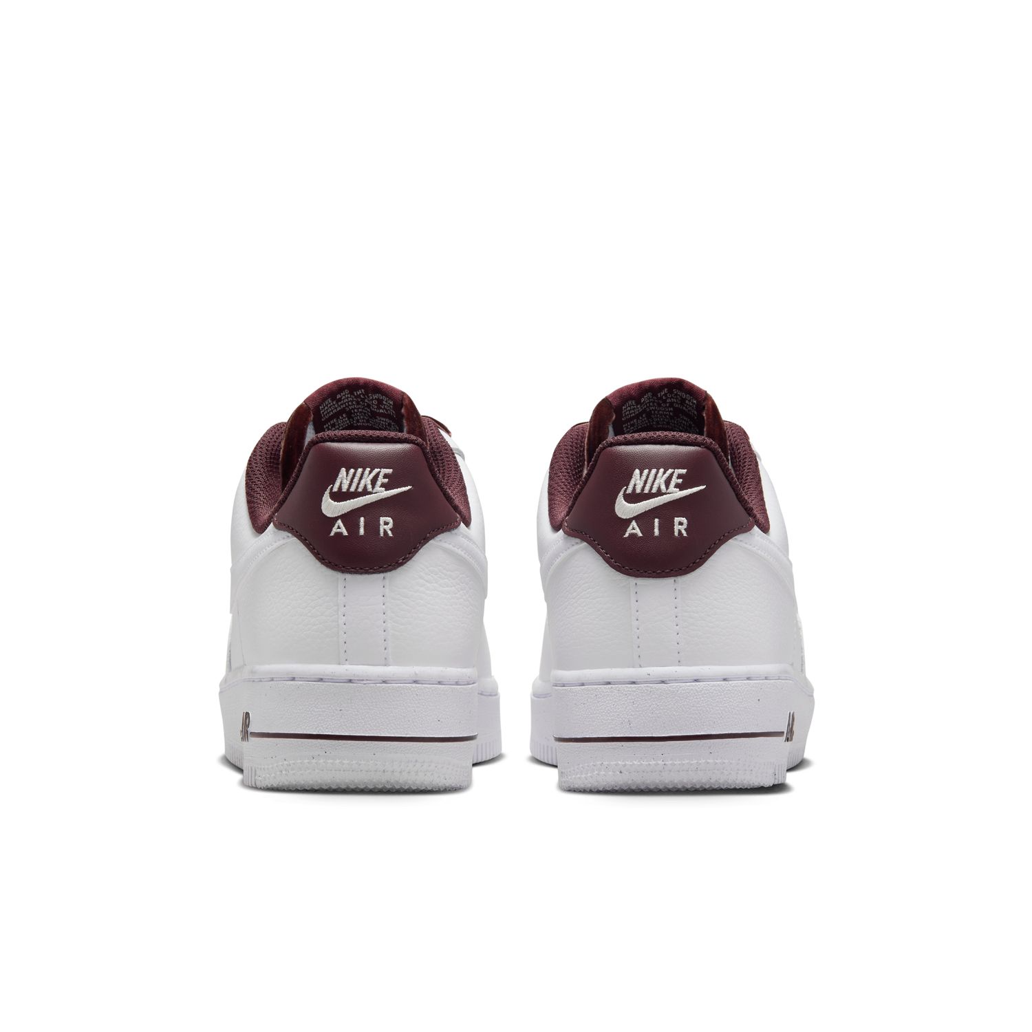 Sapatilhas Casual de Mulher W Air Force 1 '07 Vintage Branco / Grená-2