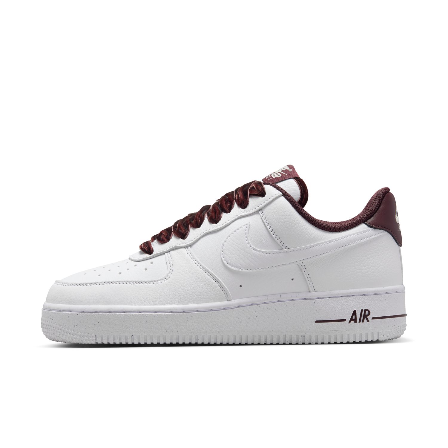 Sapatilhas Casual de Mulher W Air Force 1 '07 Vintage Branco / Grená-5