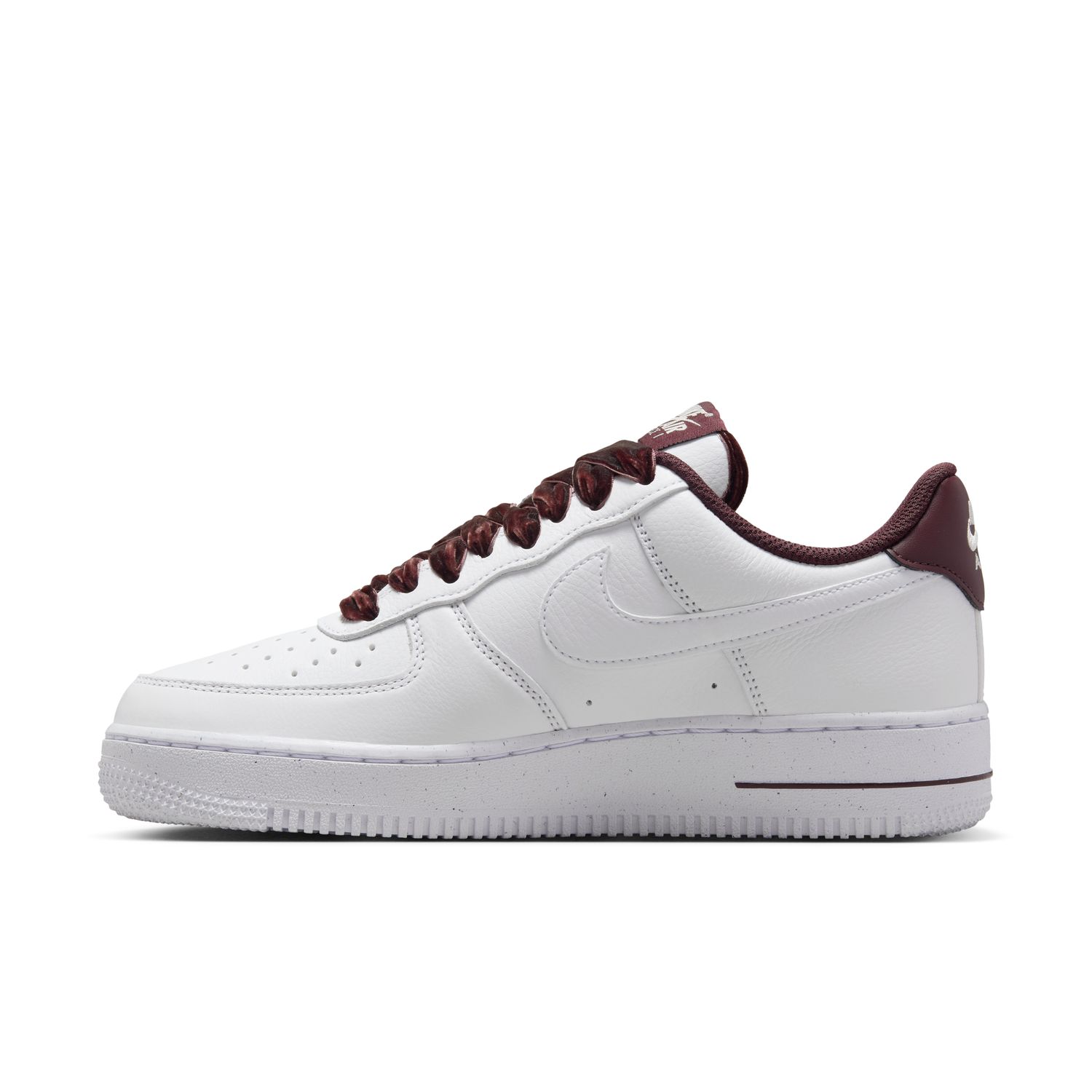 Sapatilhas Casual de Mulher W Air Force 1 '07 Vintage Branco / Grená-6