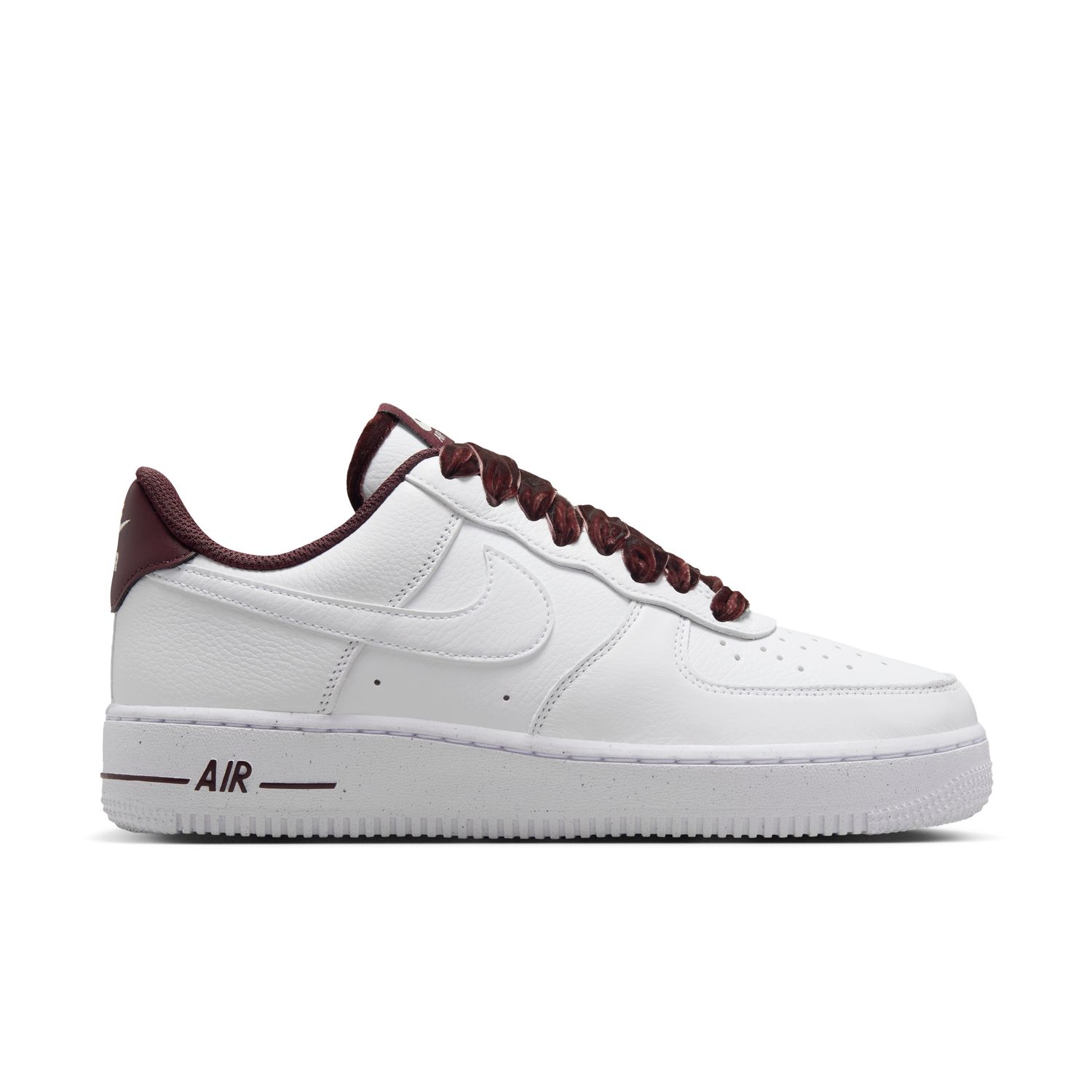 Sapatilhas Casual de Mulher W Air Force 1 '07 Vintage Branco / Grená-7