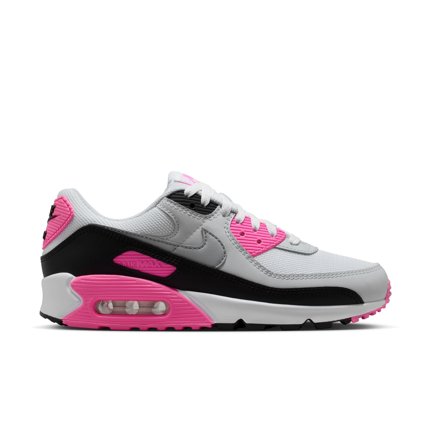 Sapatilhas Casual de Mulher WMNS Air Max 90 Branco-7