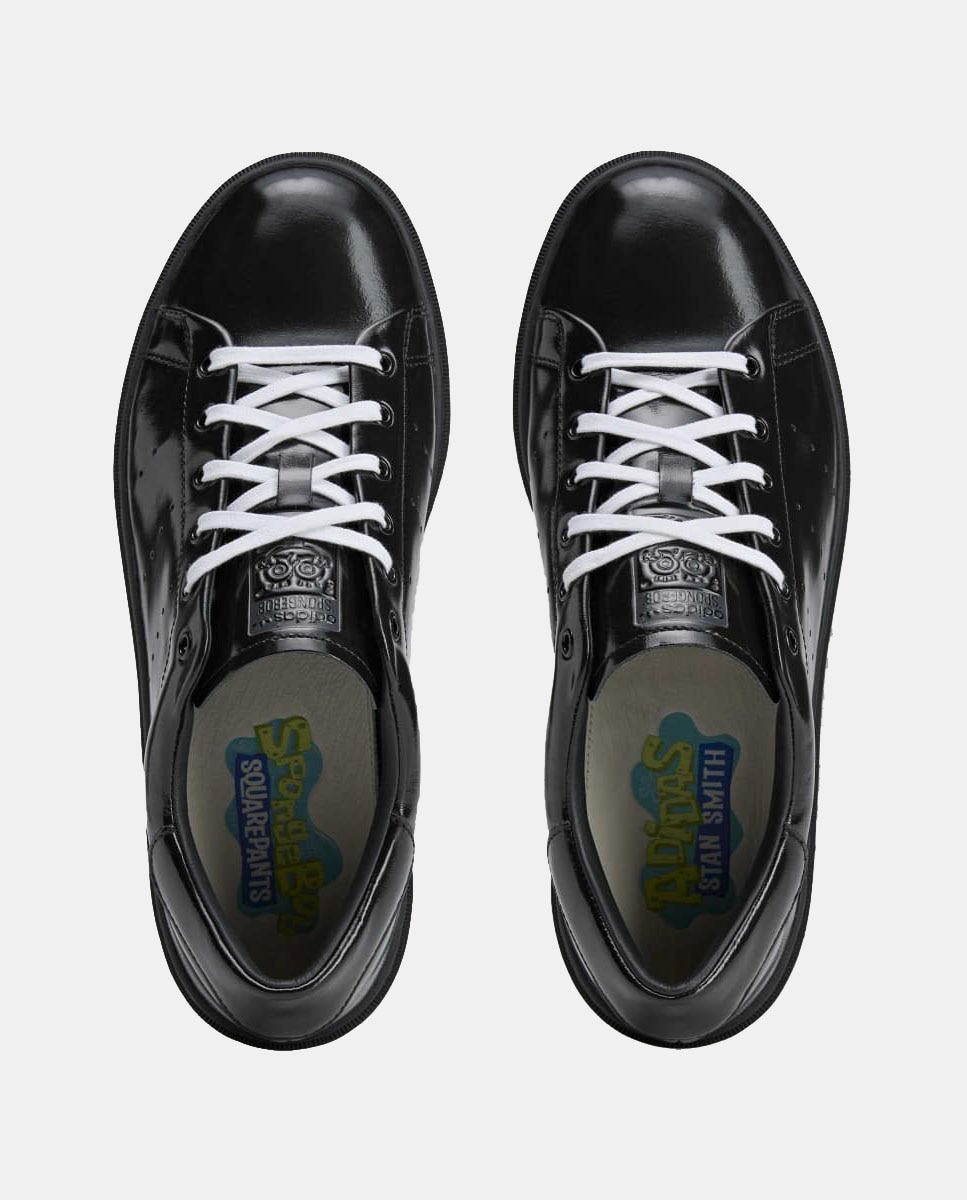 Sapatilhas Sponge Bob Stan Smith de Mulher Preto-2