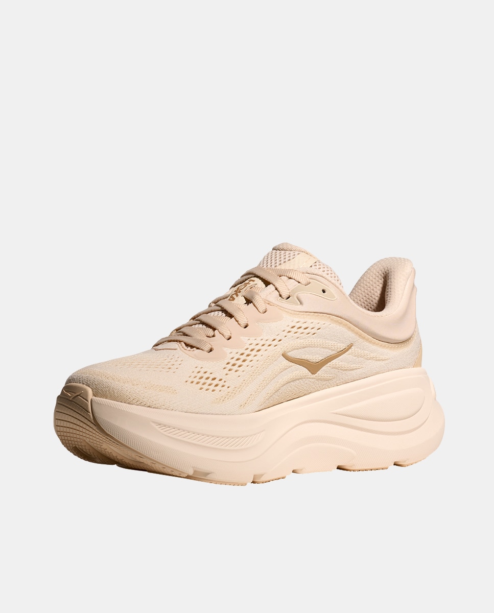 Hoka w bondi 9 para Mujer - Crema Crema-2