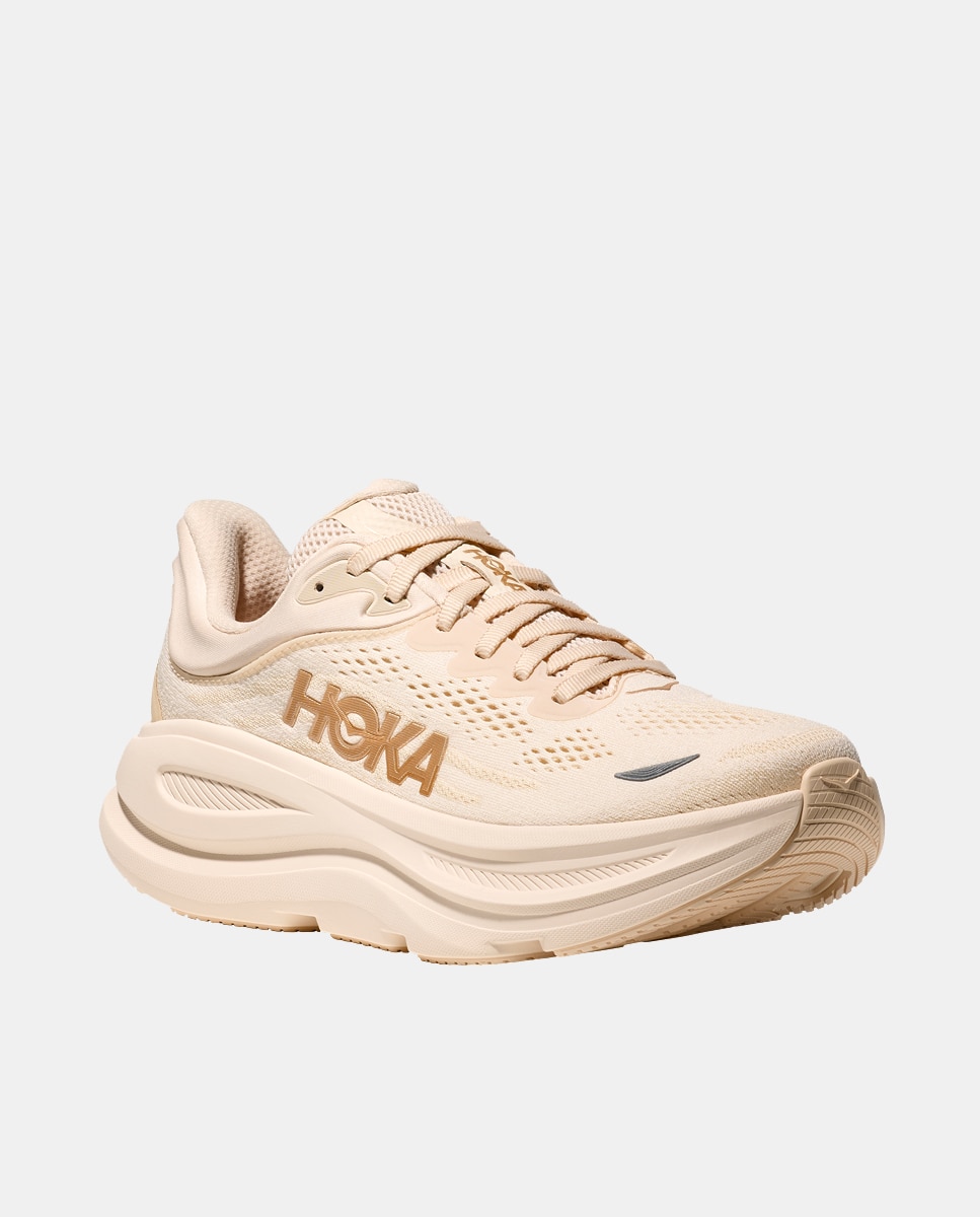 Hoka w bondi 9 para Mujer - Crema Crema-5