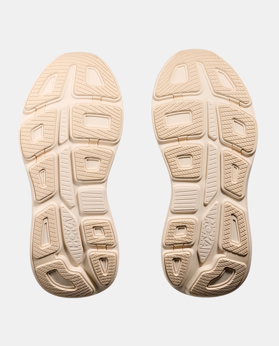 Hoka w bondi 9 para Mujer - Crema Crema-6