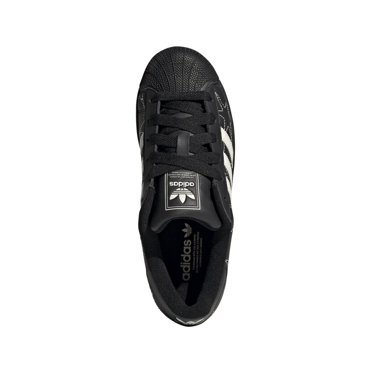 Sapatilhas de Mulher Superstar Preto-3