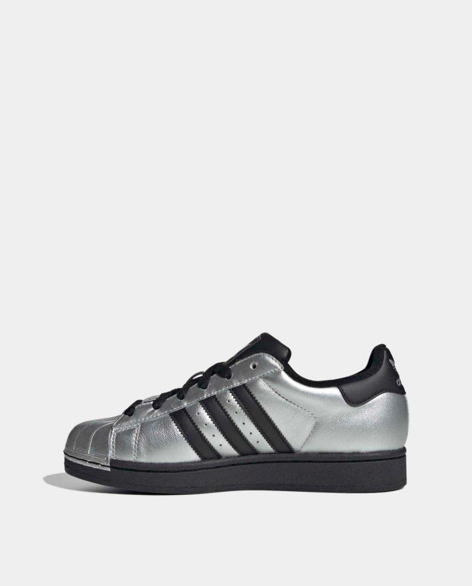 Superstar Ii W de Mulher Prata-4