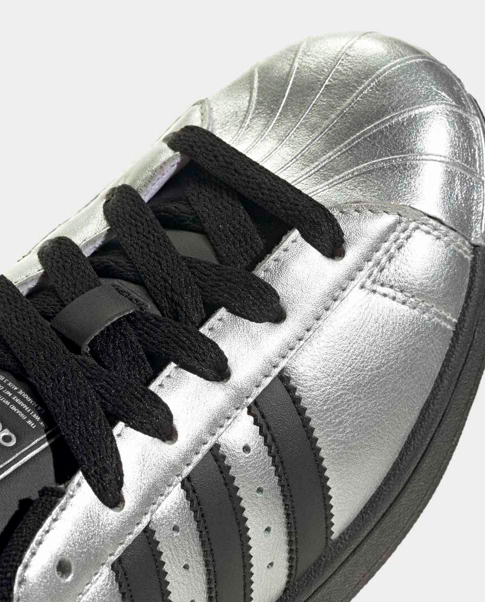 Superstar Ii W de Mulher Prata-7