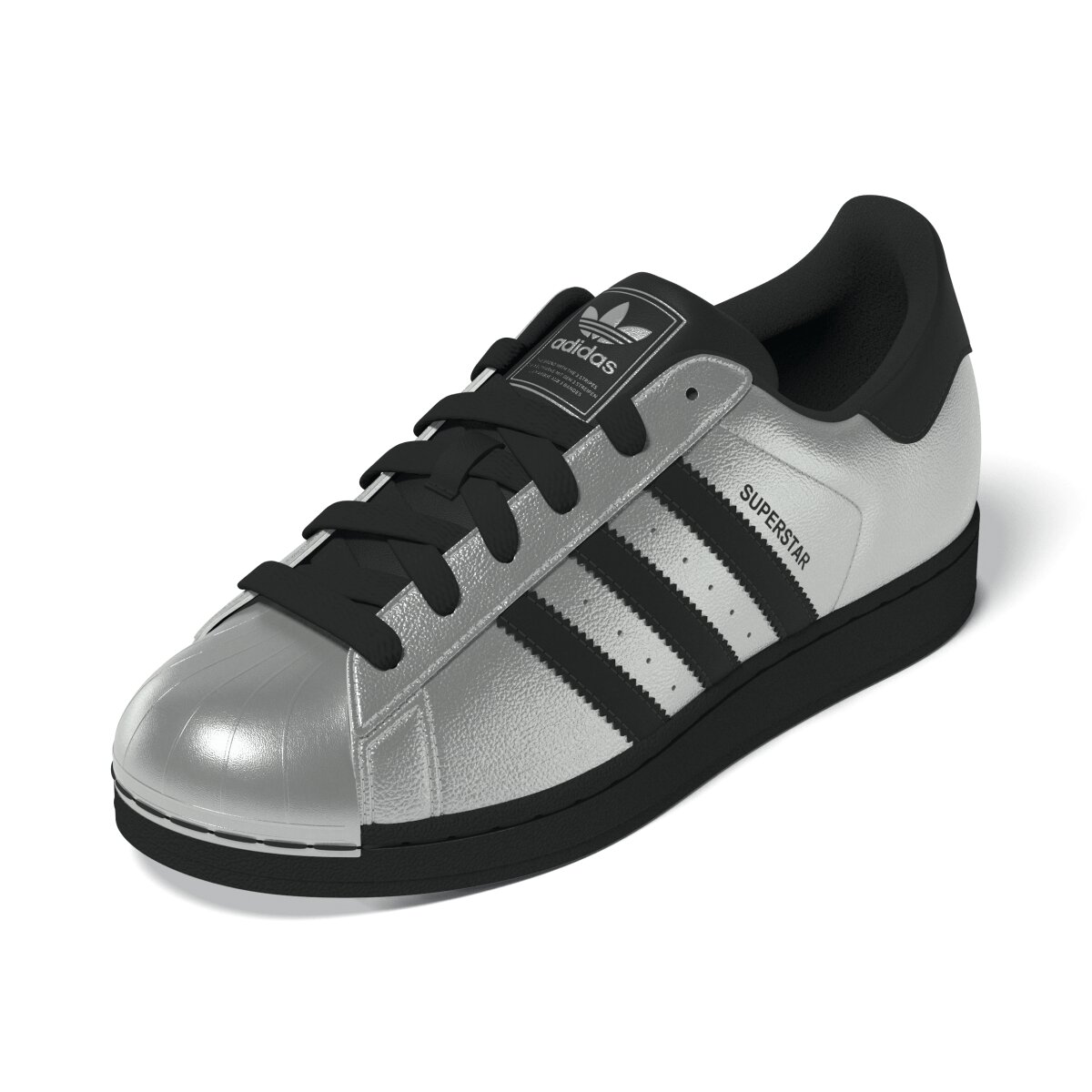 Superstar Ii W de Mulher Prata-11