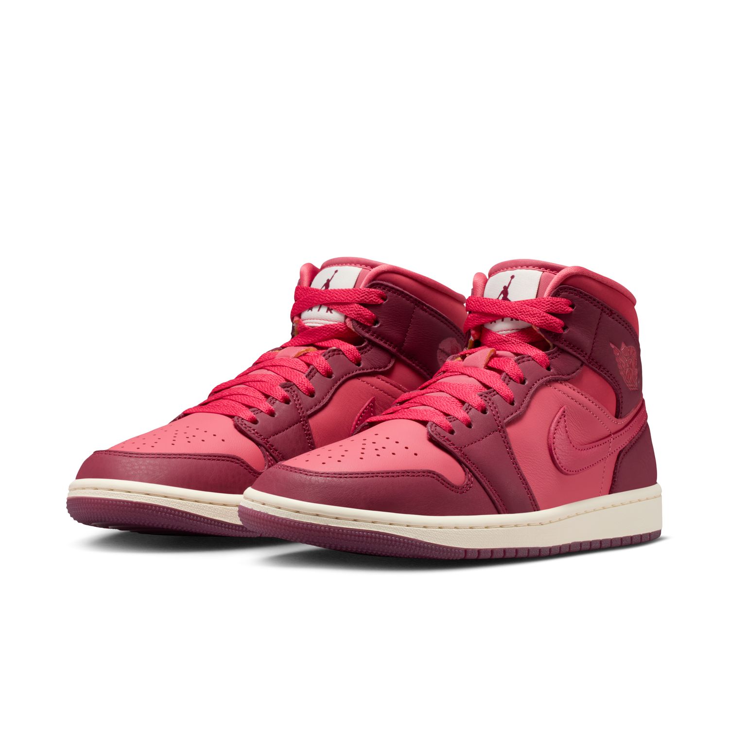 Sapatilhas Casual de Homem WMNS Air 1 MID SE Vermelho-3