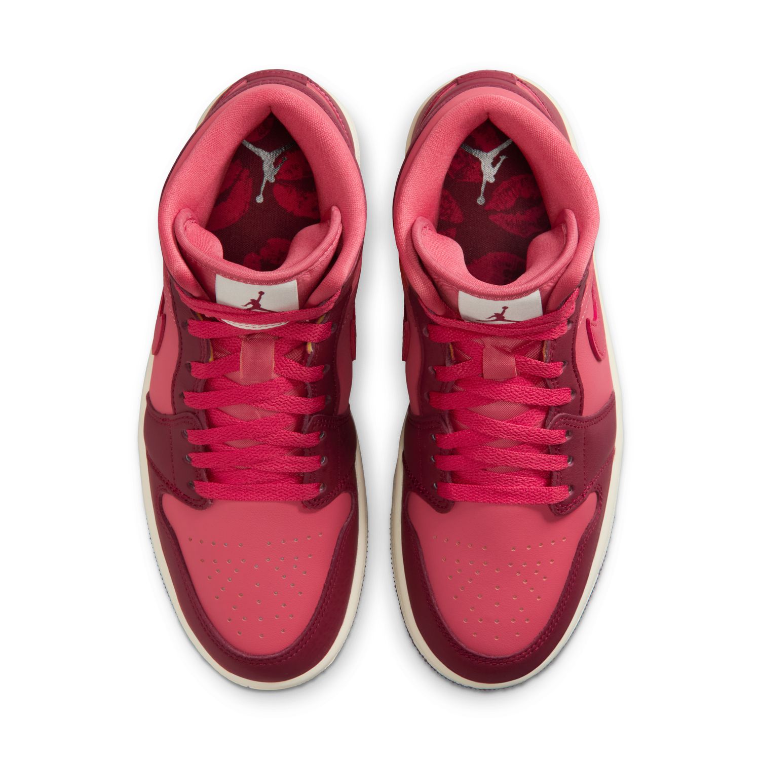 Sapatilhas Casual de Homem WMNS Air 1 MID SE Vermelho-4