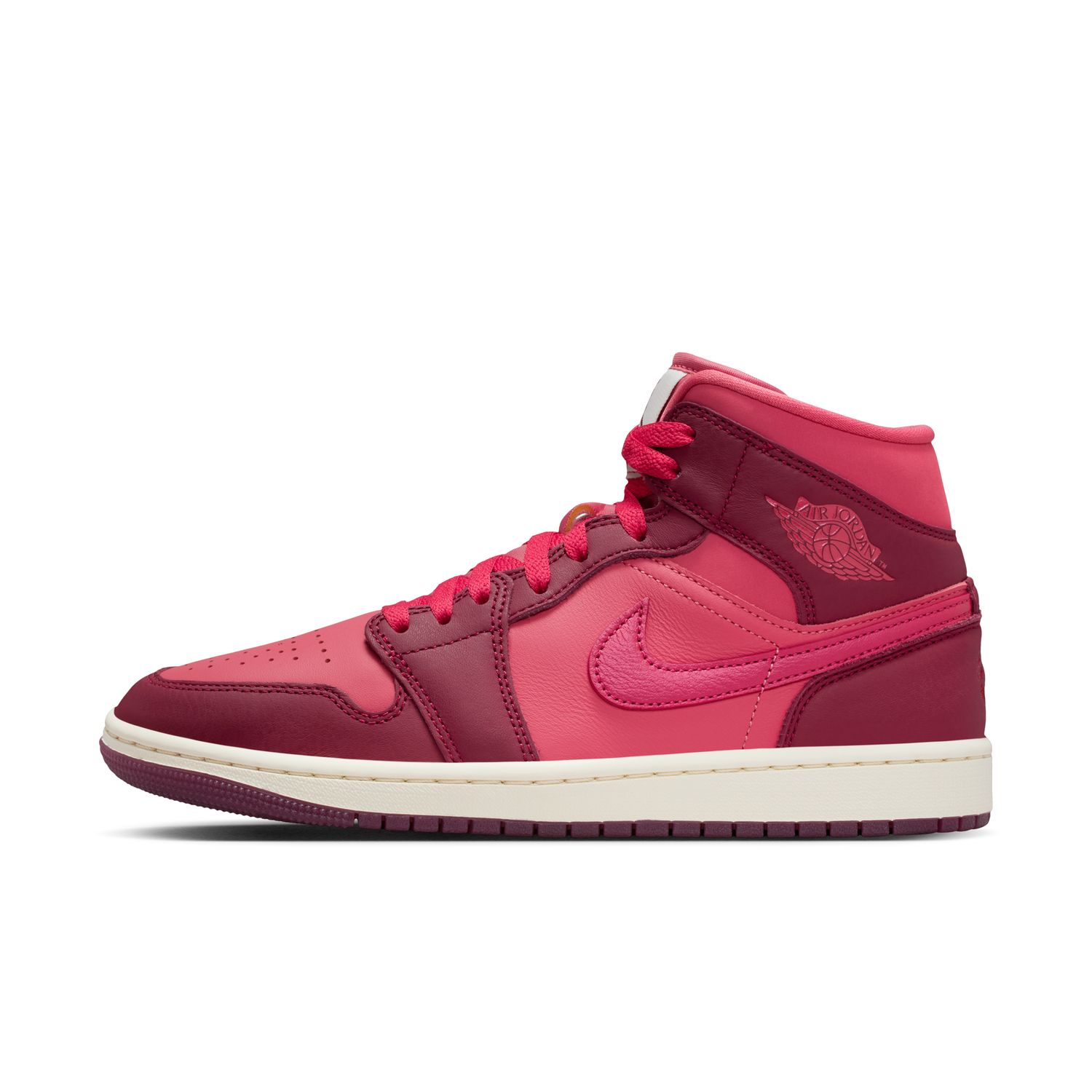 Sapatilhas Casual de Homem WMNS Air 1 MID SE Vermelho-5