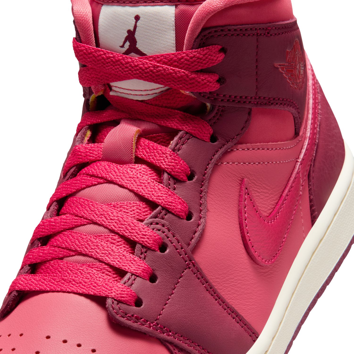 Sapatilhas Casual de Homem WMNS Air 1 MID SE Vermelho-10
