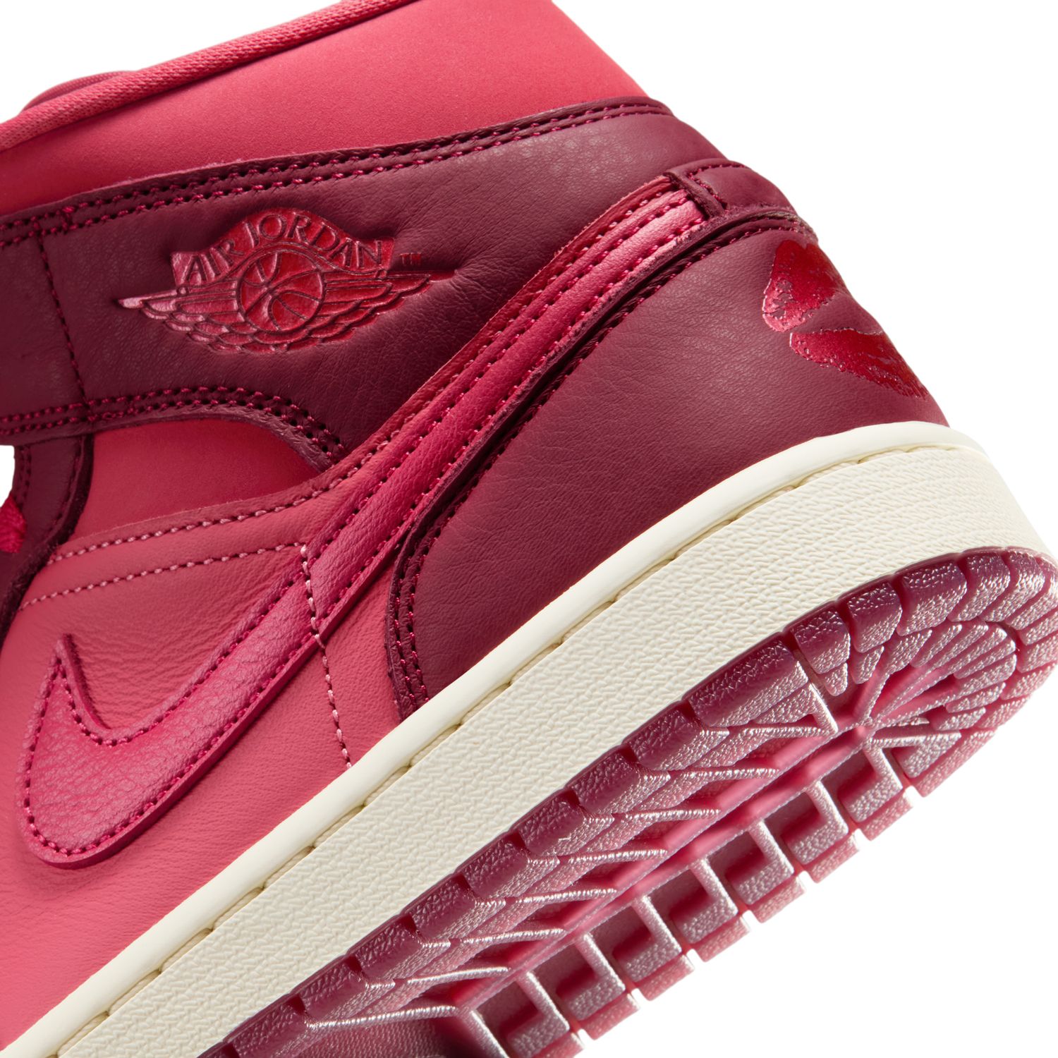 Sapatilhas Casual de Homem WMNS Air 1 MID SE Vermelho-11