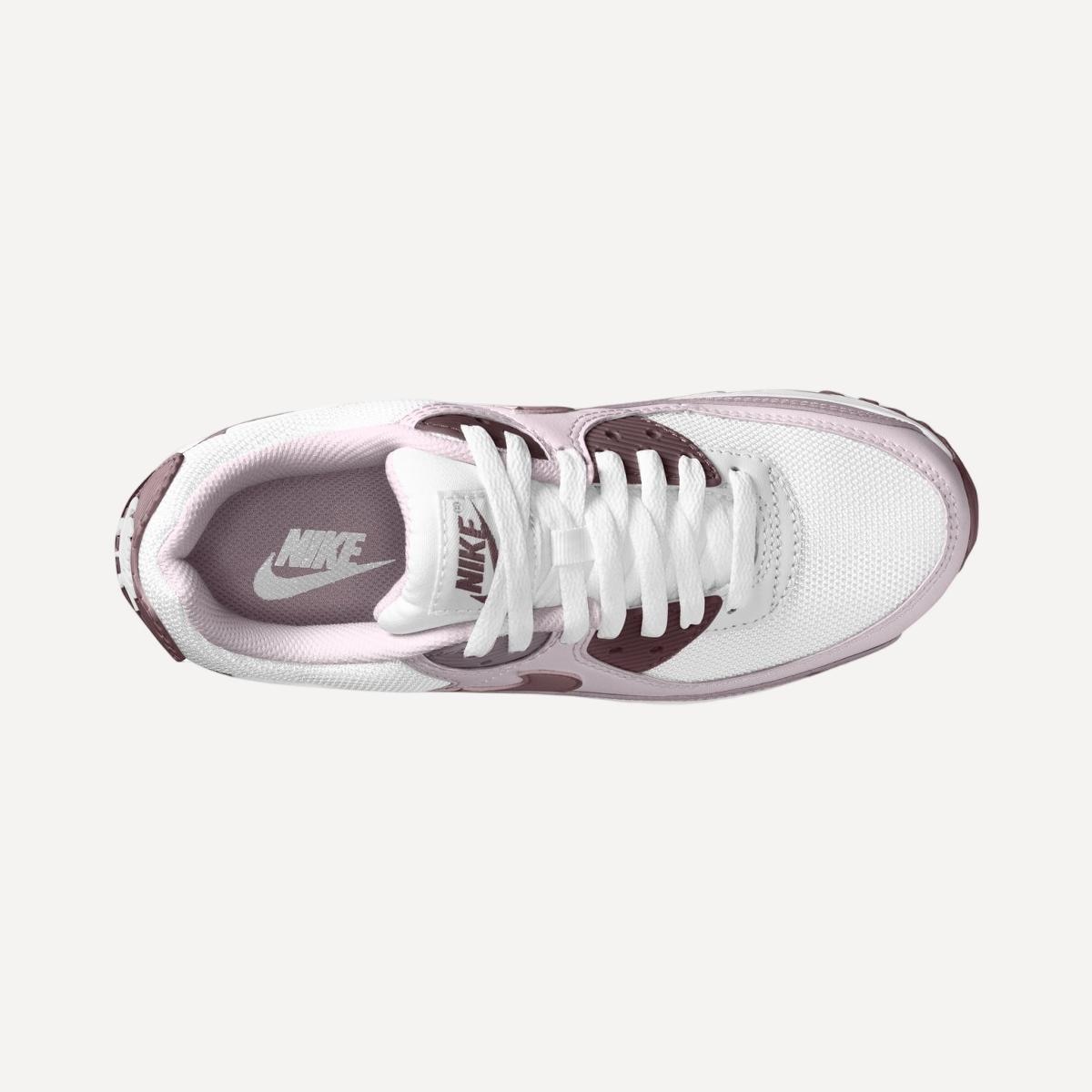Sapatilhas Casual de Mulher WMNS Air Max 90 Branco-3