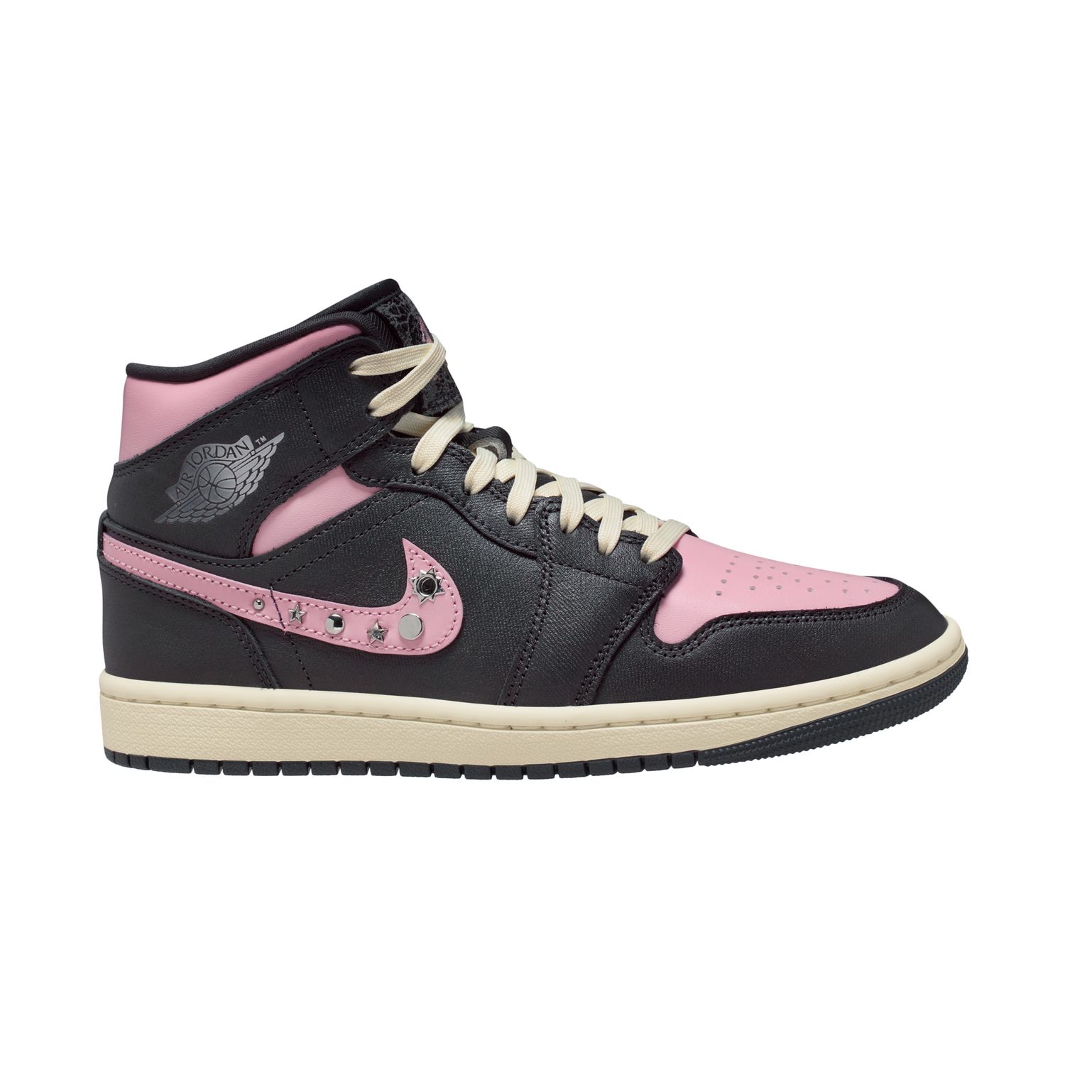 Zapatillas de Casual de Mujer WMNS AIR JORDAN 1 MID SE Nike - Negro Negro-1