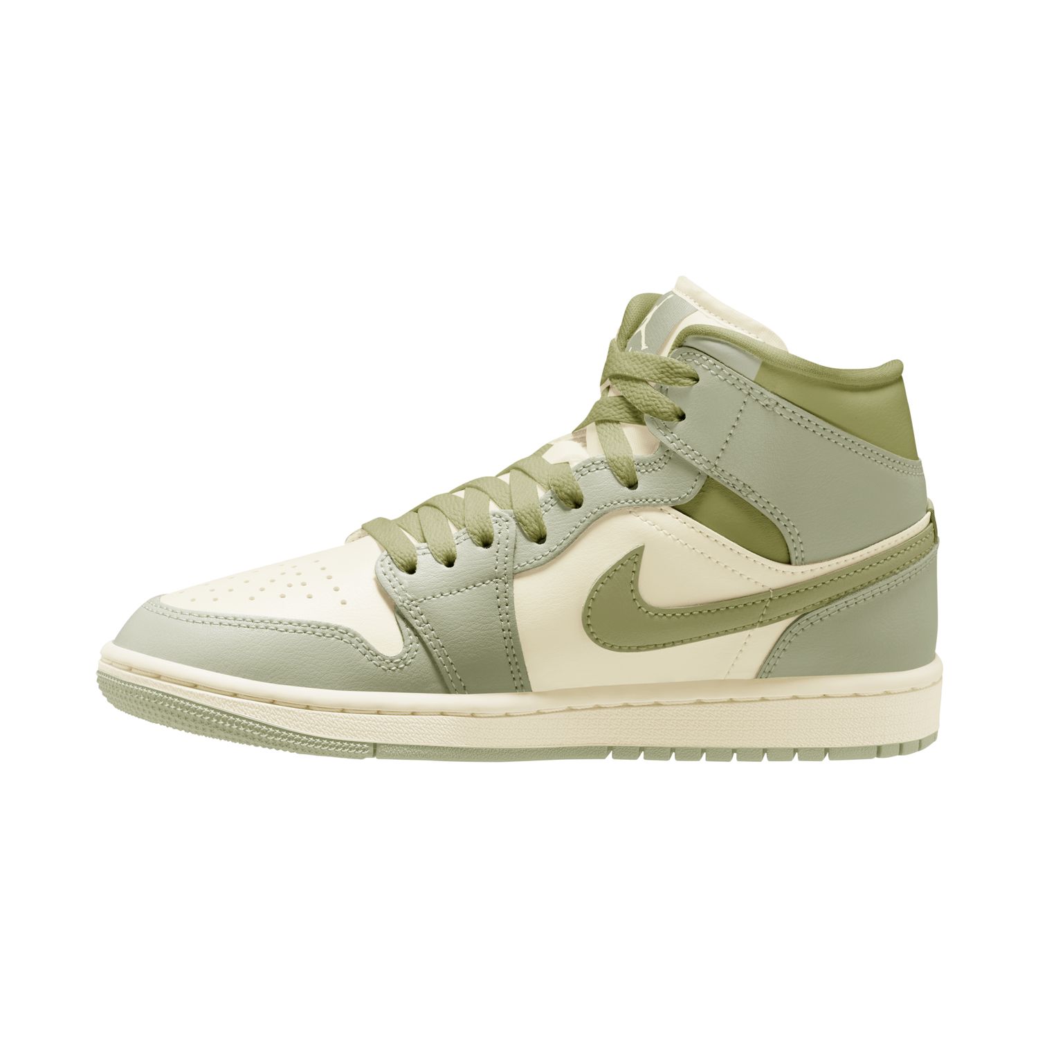 Sapatilhas Casual de Mulher WMNS Air Jordan 1 Mid Verde-2