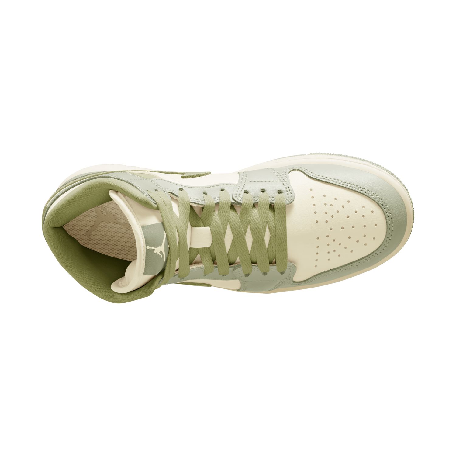 Sapatilhas Casual de Mulher WMNS Air Jordan 1 Mid Verde-3