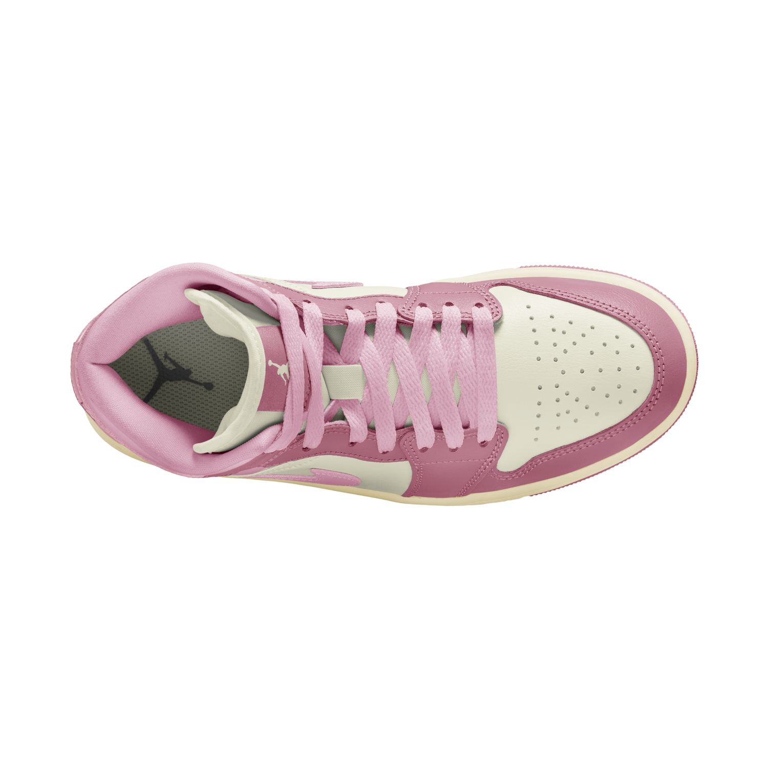 Sapatilhas Casual de Mulher WMNS Air Jordan 1 Mid Vermelho-3