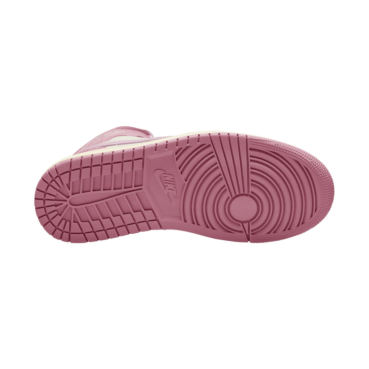 Sapatilhas Casual de Mulher WMNS Air Jordan 1 Mid Vermelho-4